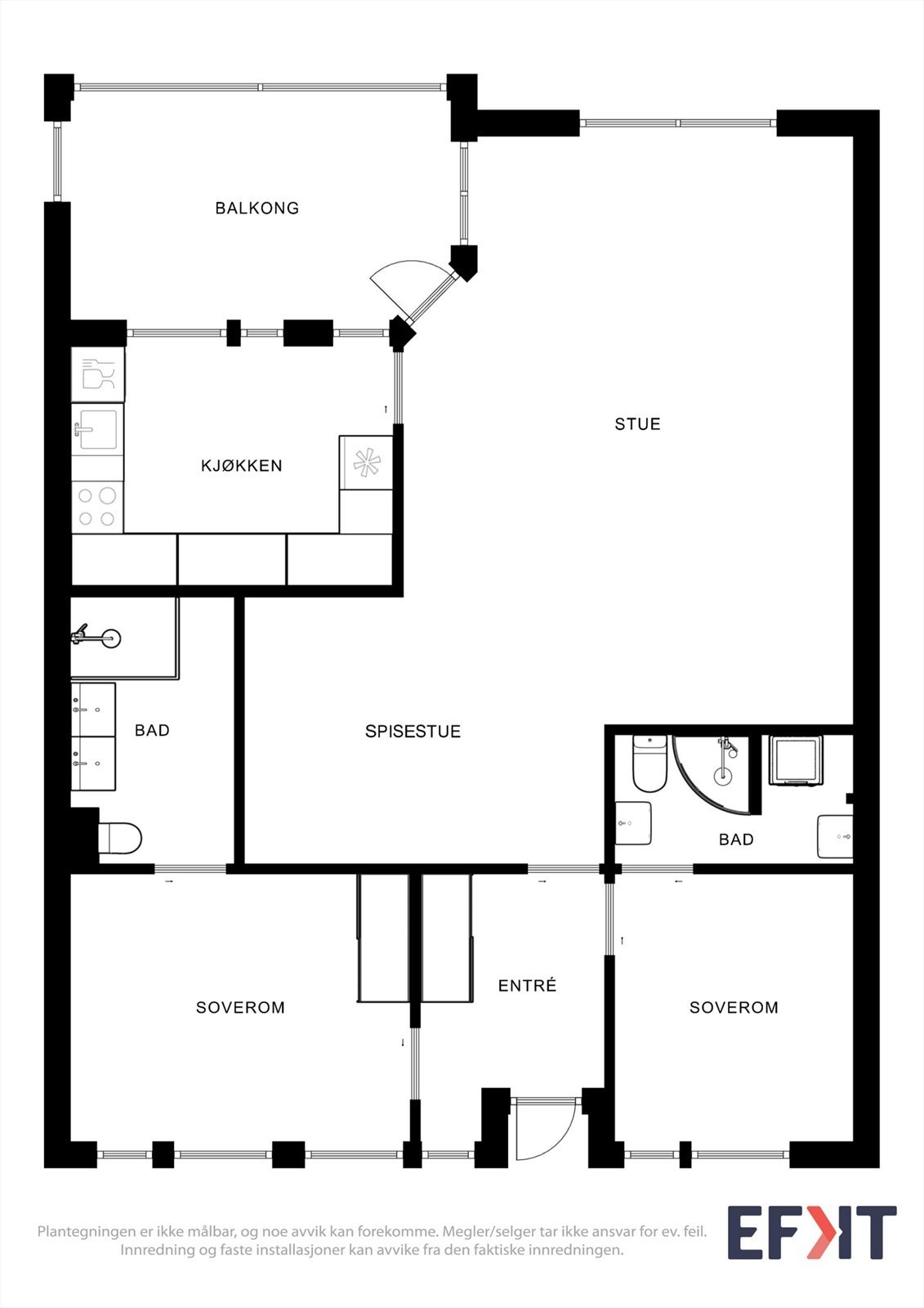 Plantegning Høivold brygge 18 Galleribilde