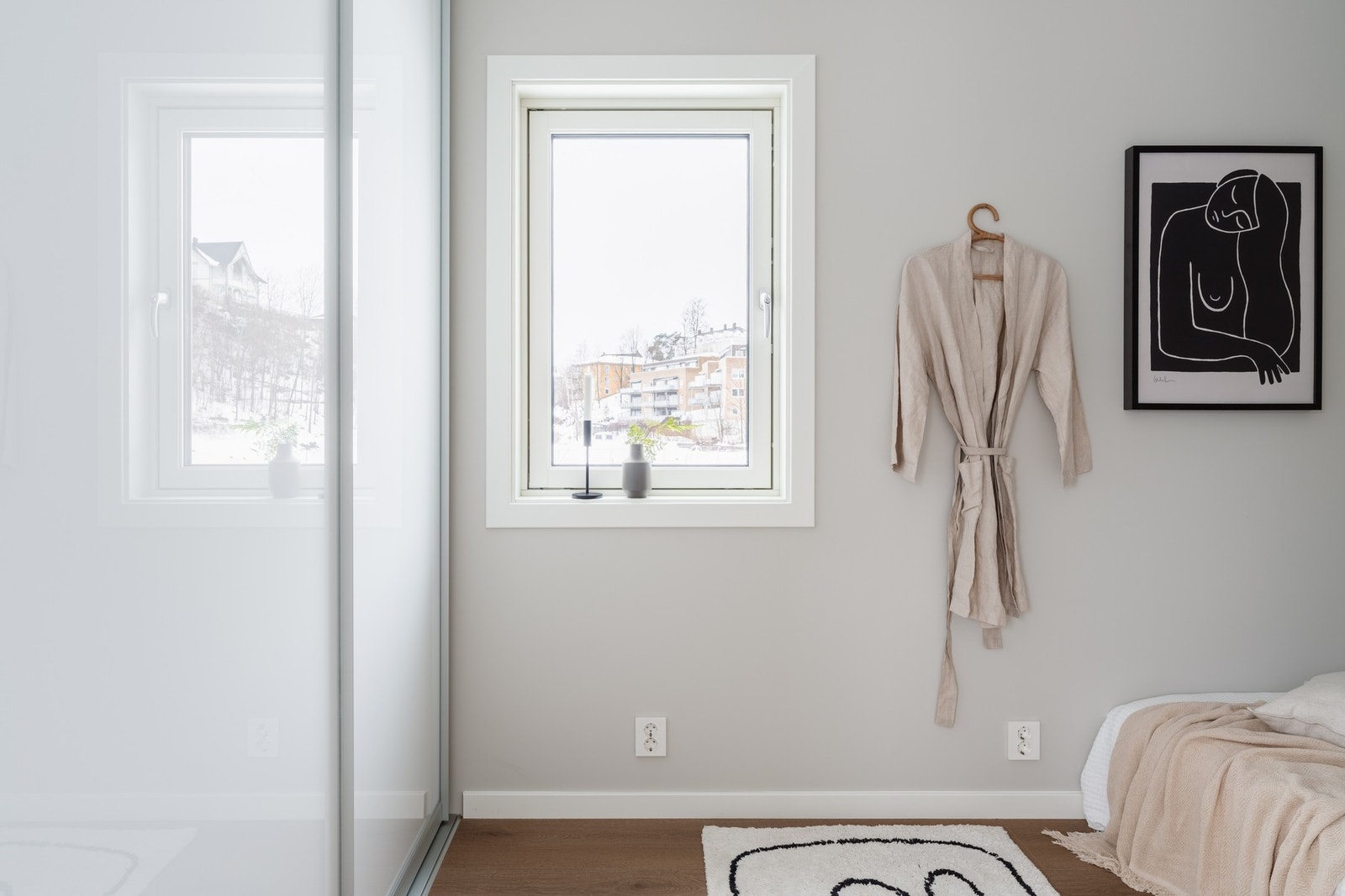 Nye vinduer fra 2025 på kjøkken og soverom. Galleribilde