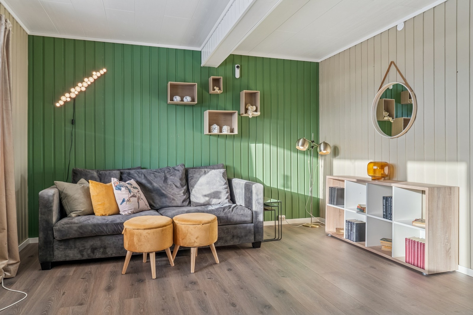 I sokkeletasjen er det soverom, stue, bad og boder. Galleribilde