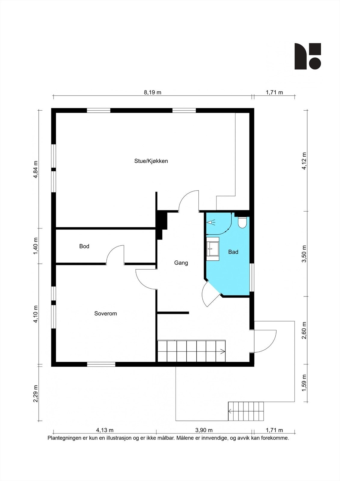Plantegning 2. etasje. Galleribilde