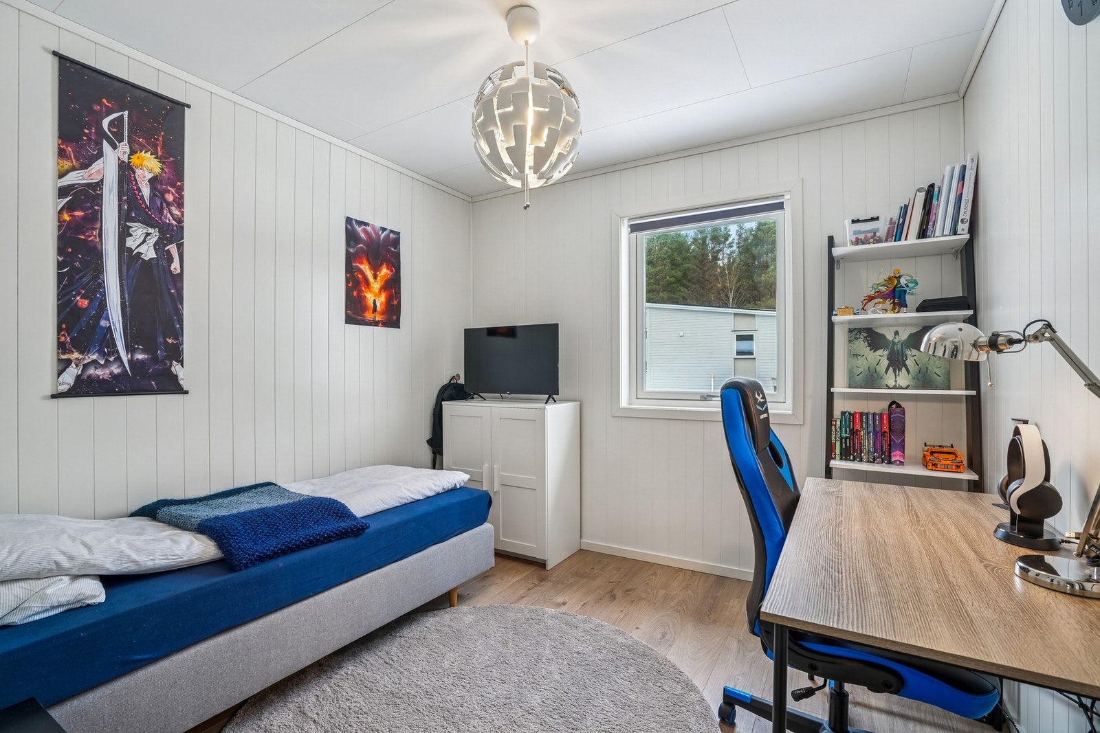 Fargevalget i boligen er pent og moderne. Galleribilde