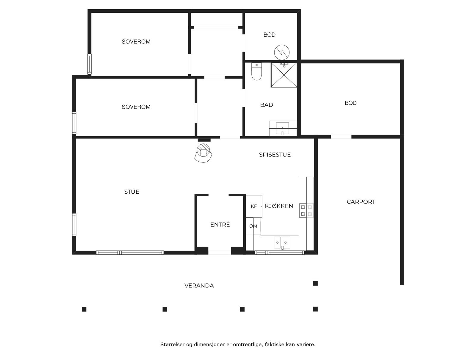 Plantegning Galleribilde