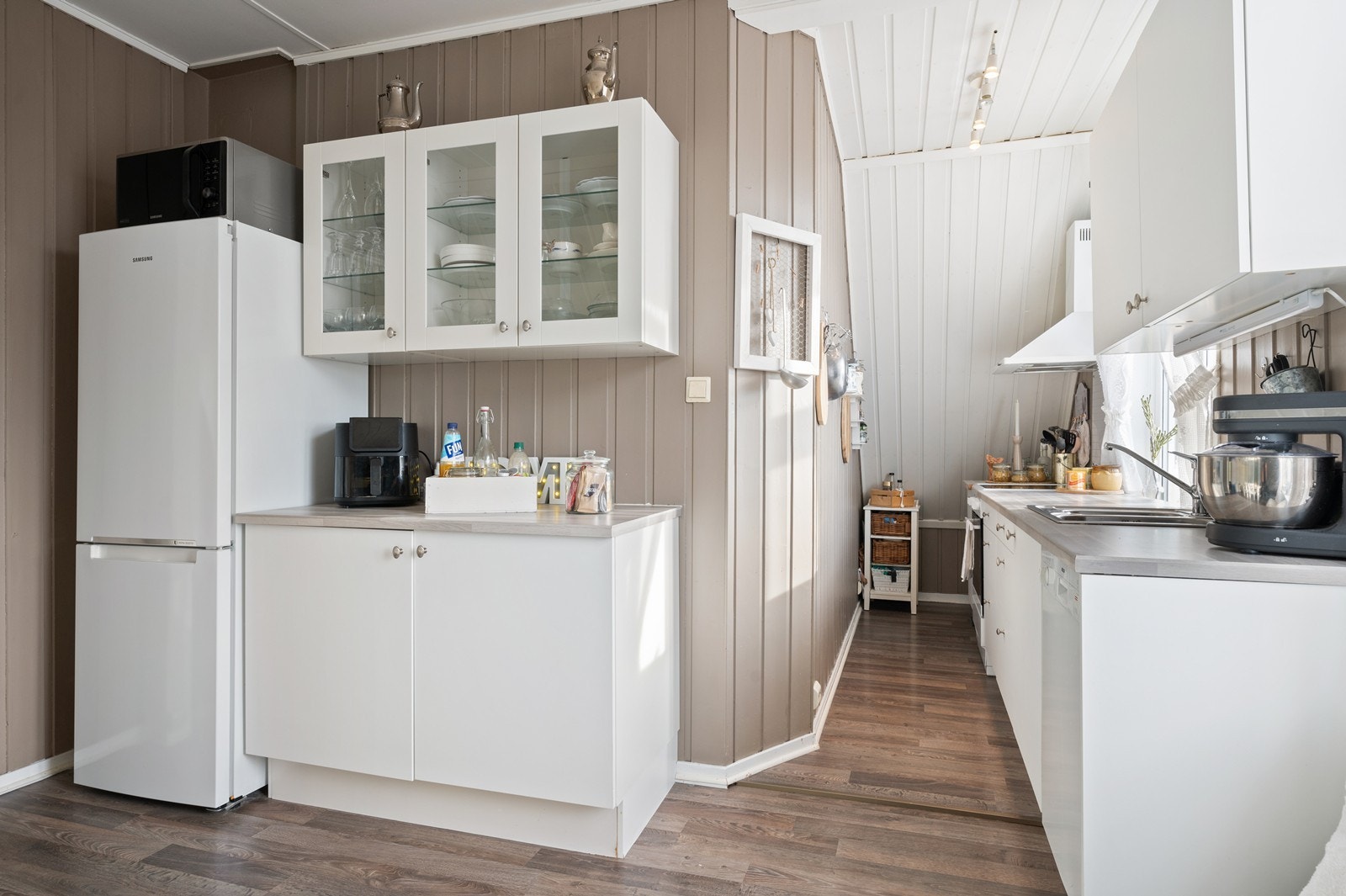 Det er satt inn kjøkkeninnredning i 2. etasje Galleribilde