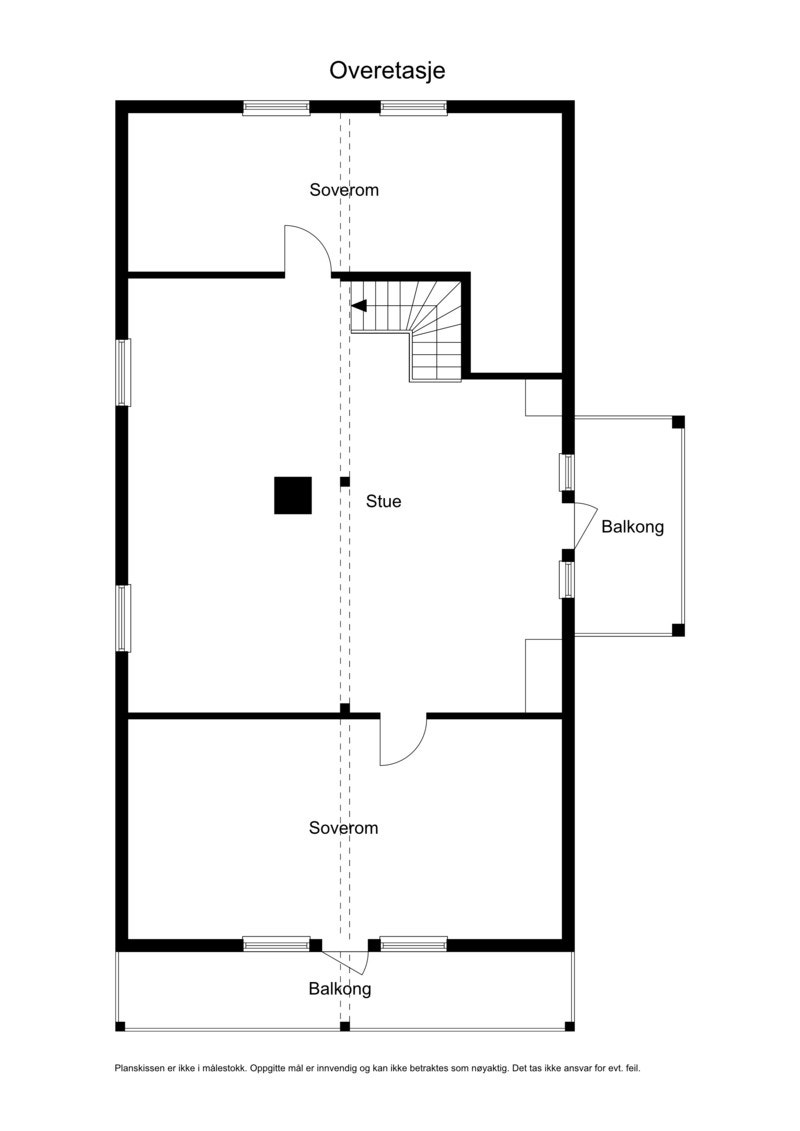 Planløsning 2. etasje Galleribilde
