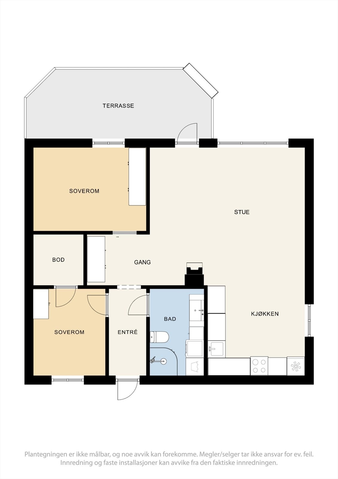 Plantegning 1.etasje. Galleribilde