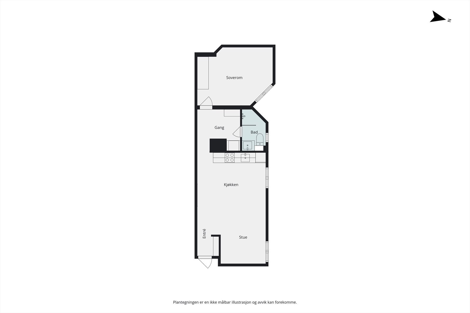 Plantegning Galleribilde