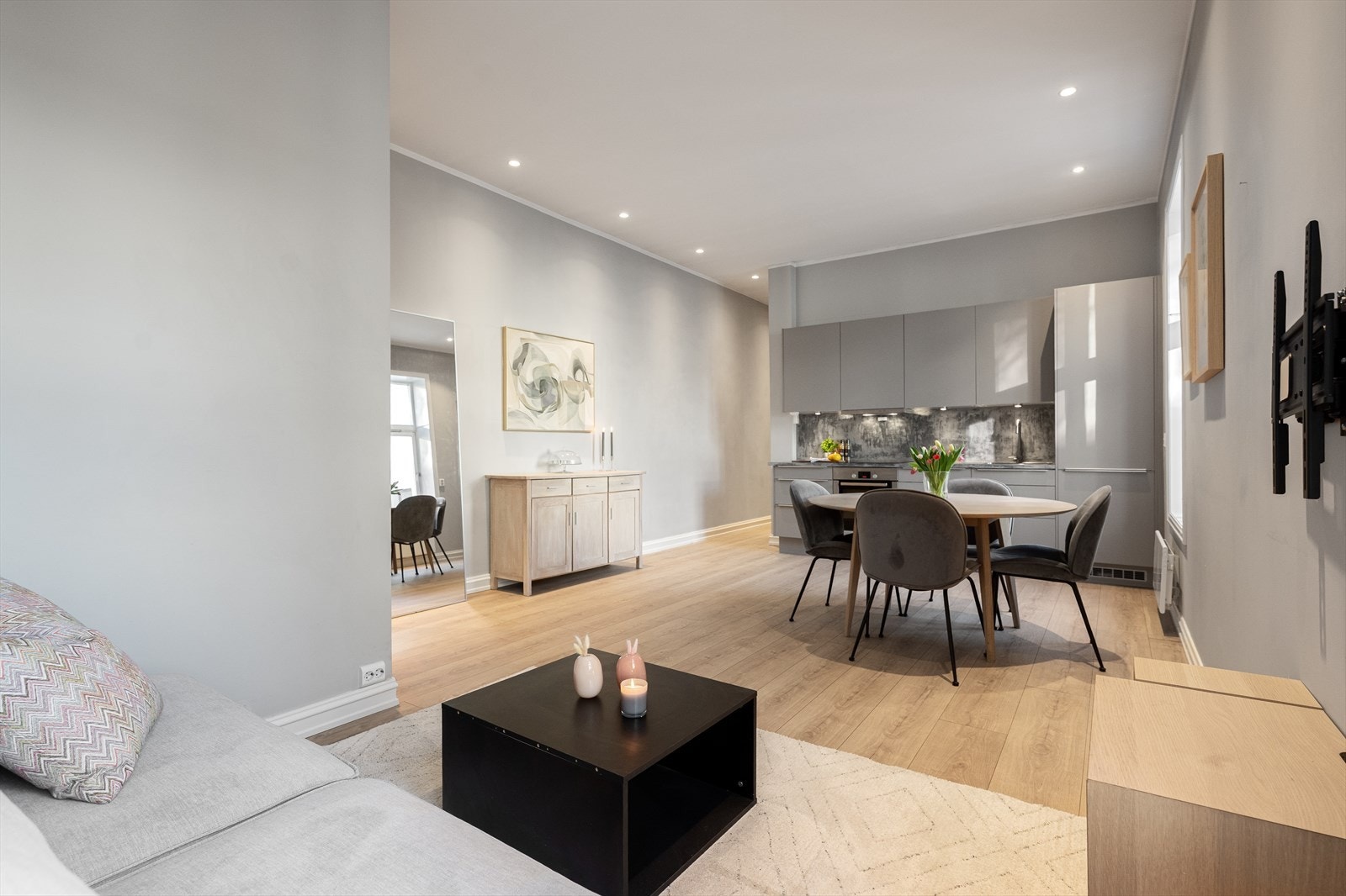 Her er det muligheter for å møblere flere soner. Galleribilde