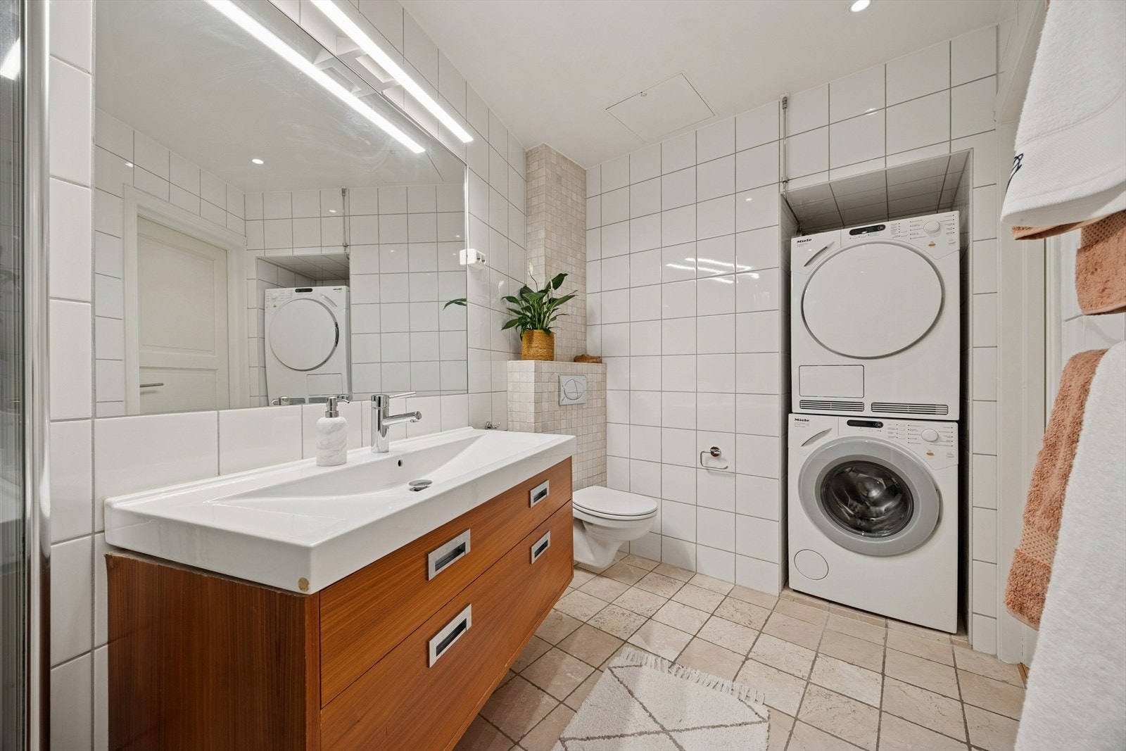 Baderommet ble oppgradert i regi av aksjelaget i 2006. Galleribilde