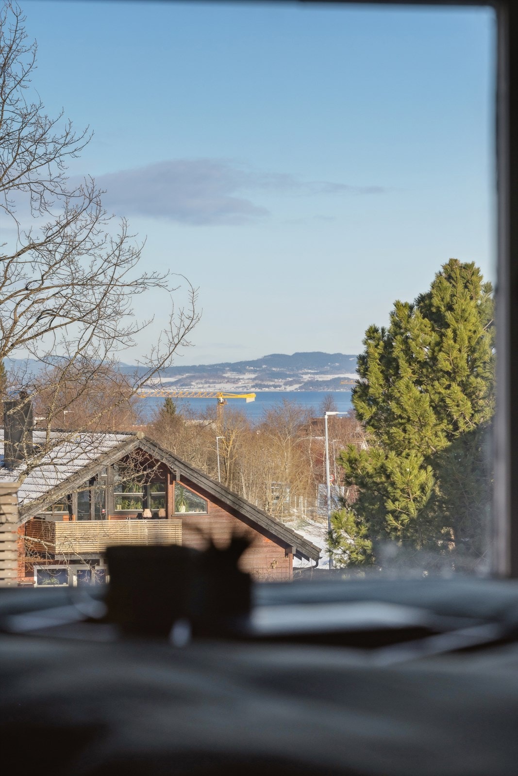Det er fin utsikt fra hovedsoverommet. Galleribilde