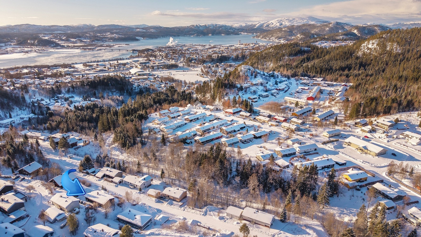 Veletablert og barnevennlig boligområde ca. 3 km fra sentrum av Namsos Galleribilde