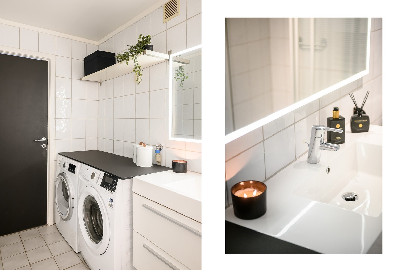 Her er det også opplegg for både vaskemaskin og tørketrommel. Galleribilde