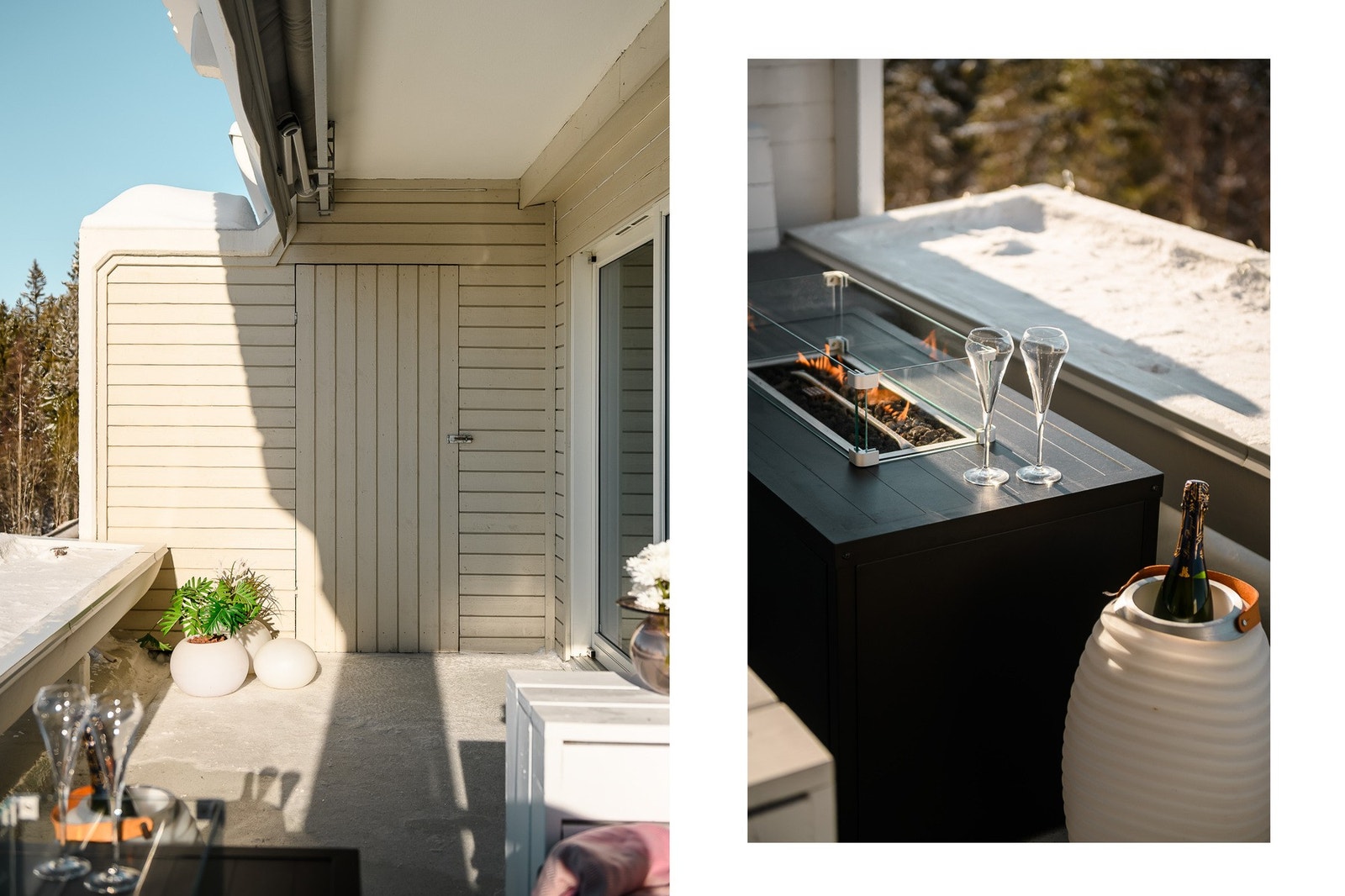 På terrassen er det en praktisk, uisolert bod for ekstra lagringsplass. Galleribilde