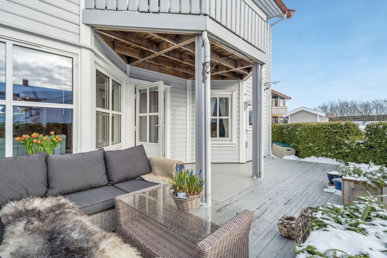 Nydelig uteplass Galleribilde