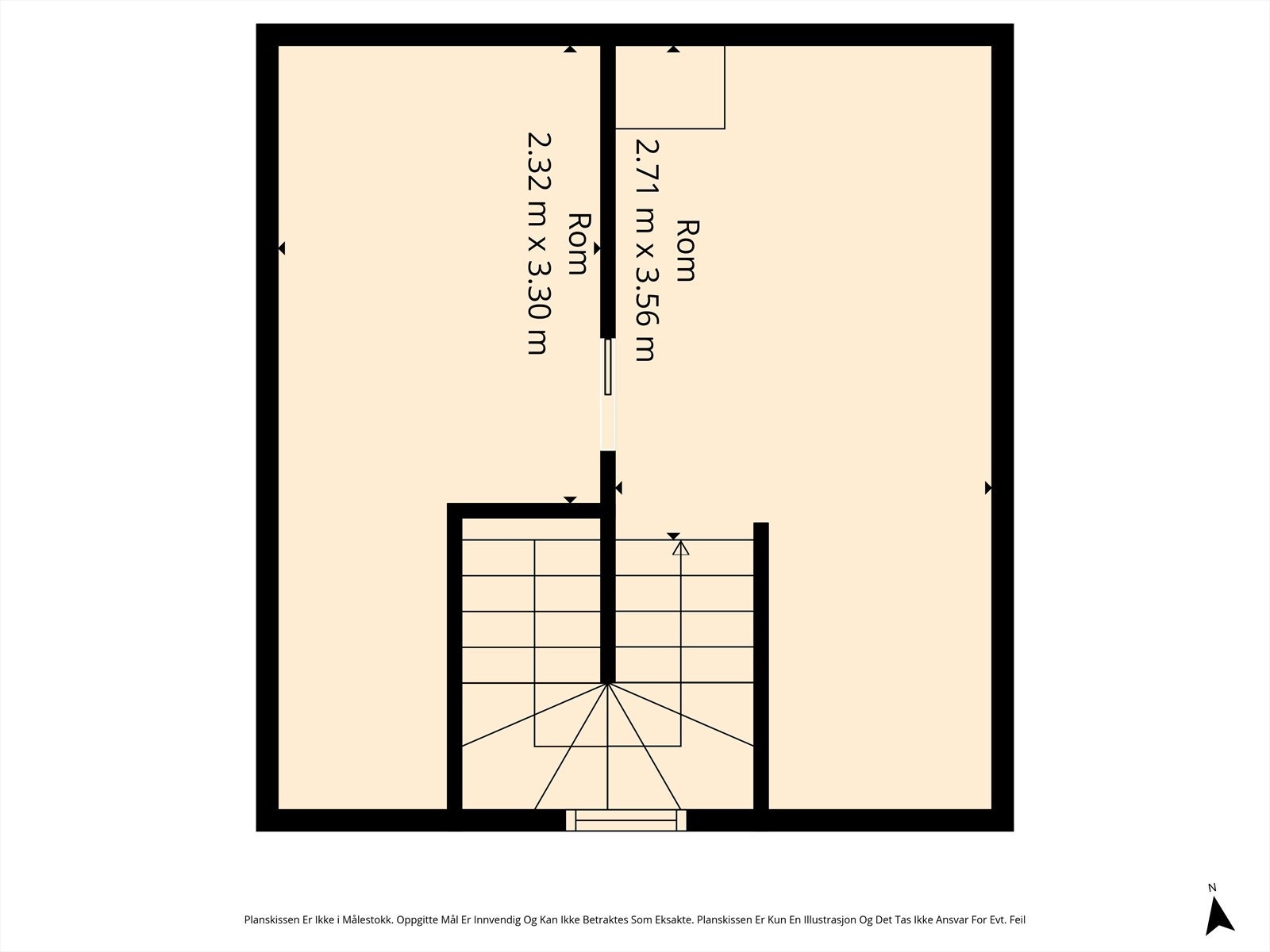 PLANTEGNING LOFTSETASJE Galleribilde