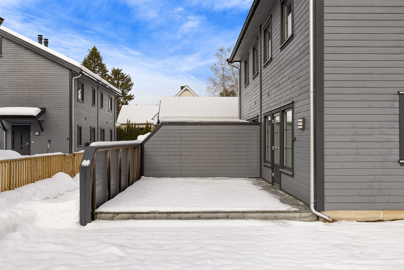 Uteplassen er 25 m². Galleribilde