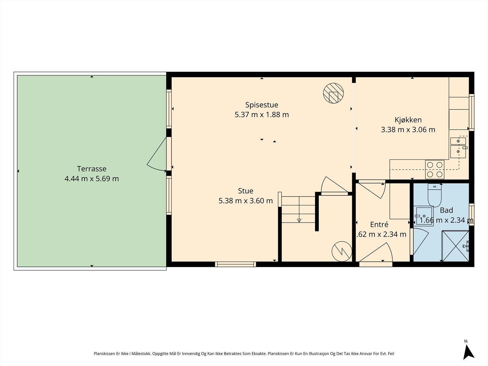 PLANTEGNING 1. ETASJE Galleribilde