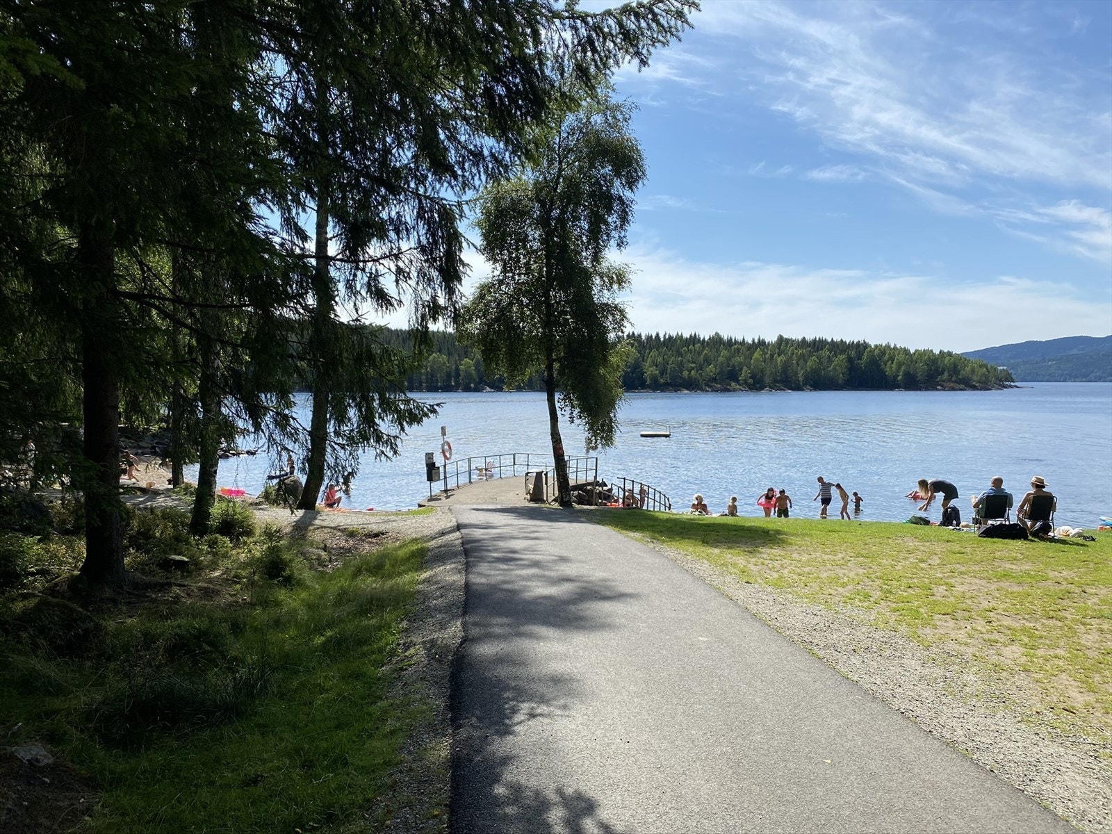 Rødvika prestsand badeplass. Galleribilde