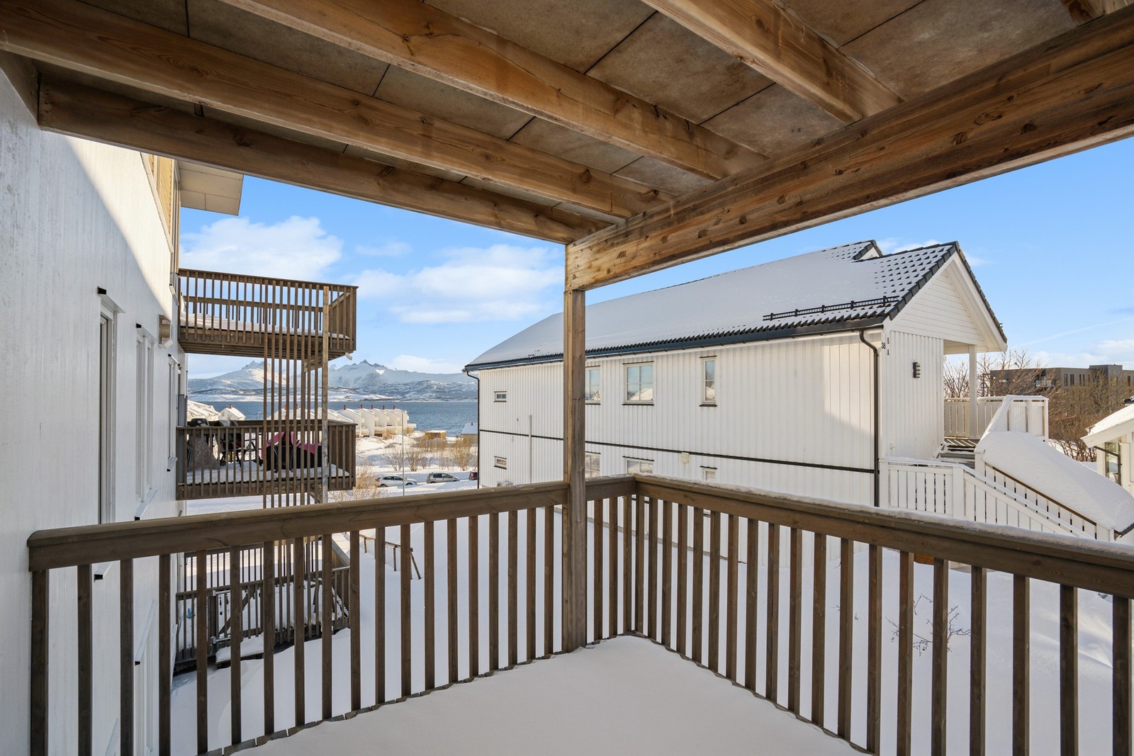 Praktisk balkong på ca. 4 m² med fine utsiktsforhold. Galleribilde