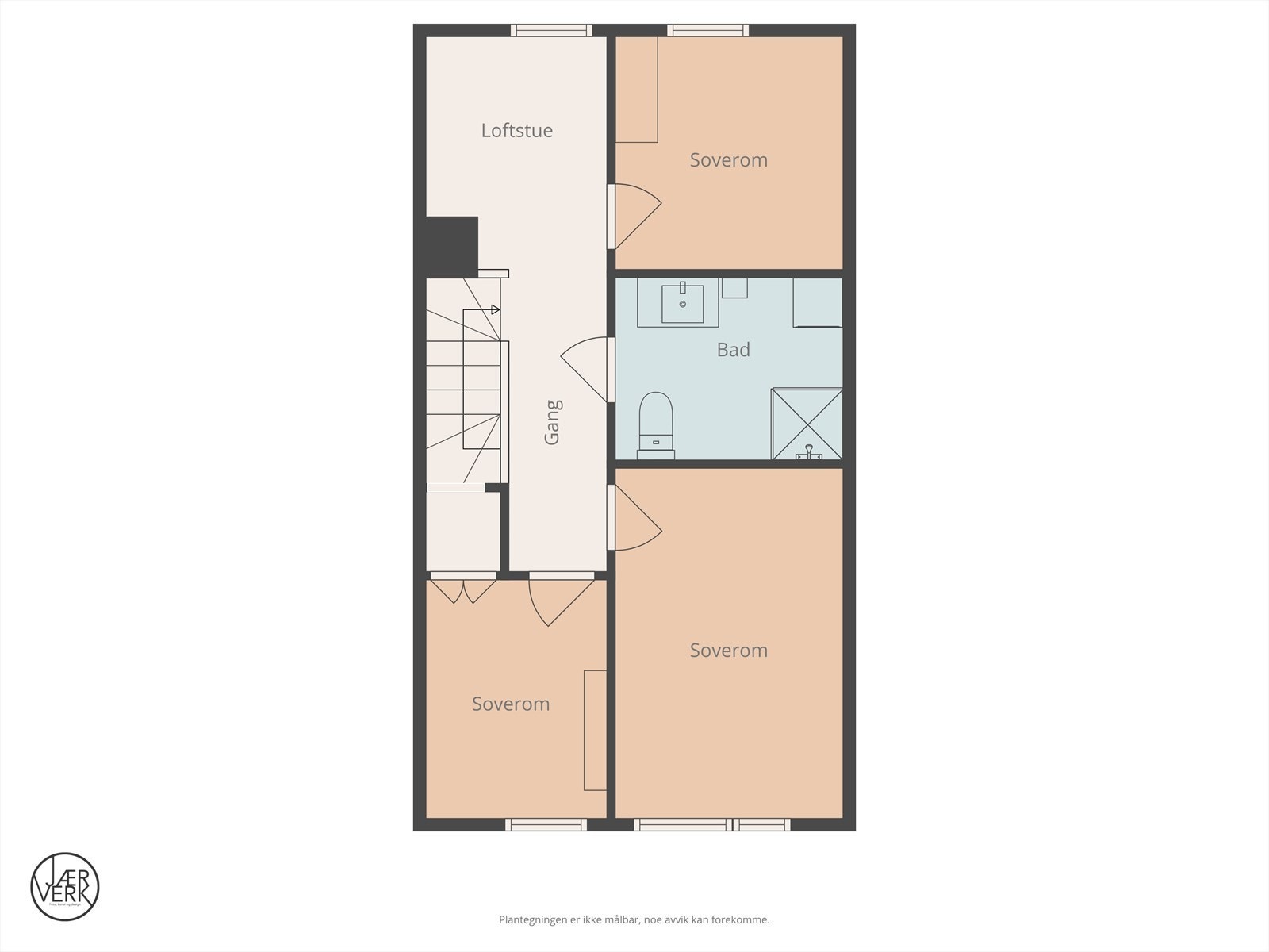 Plan 2 etasje Galleribilde