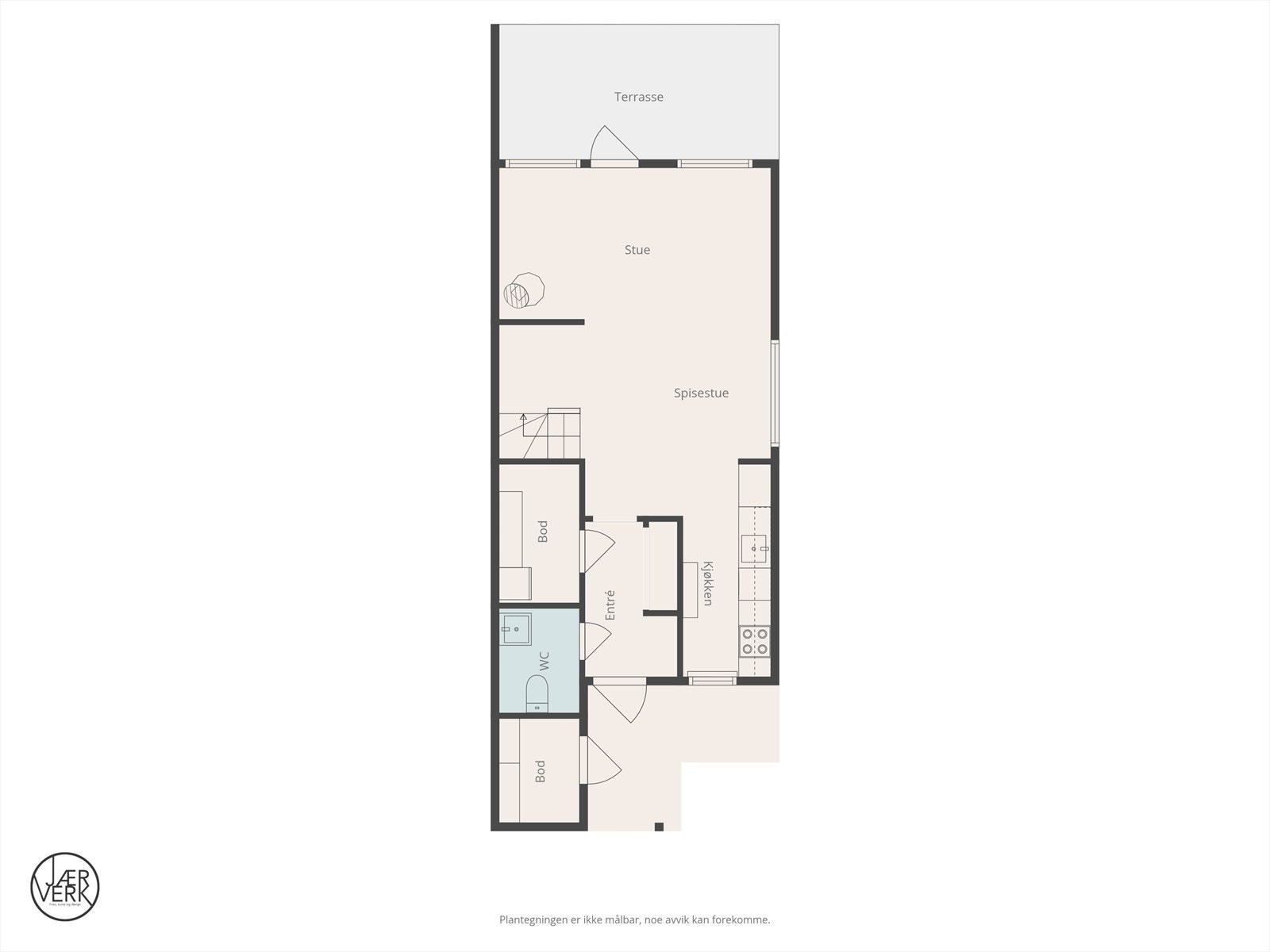 Plan 1 etasje Galleribilde