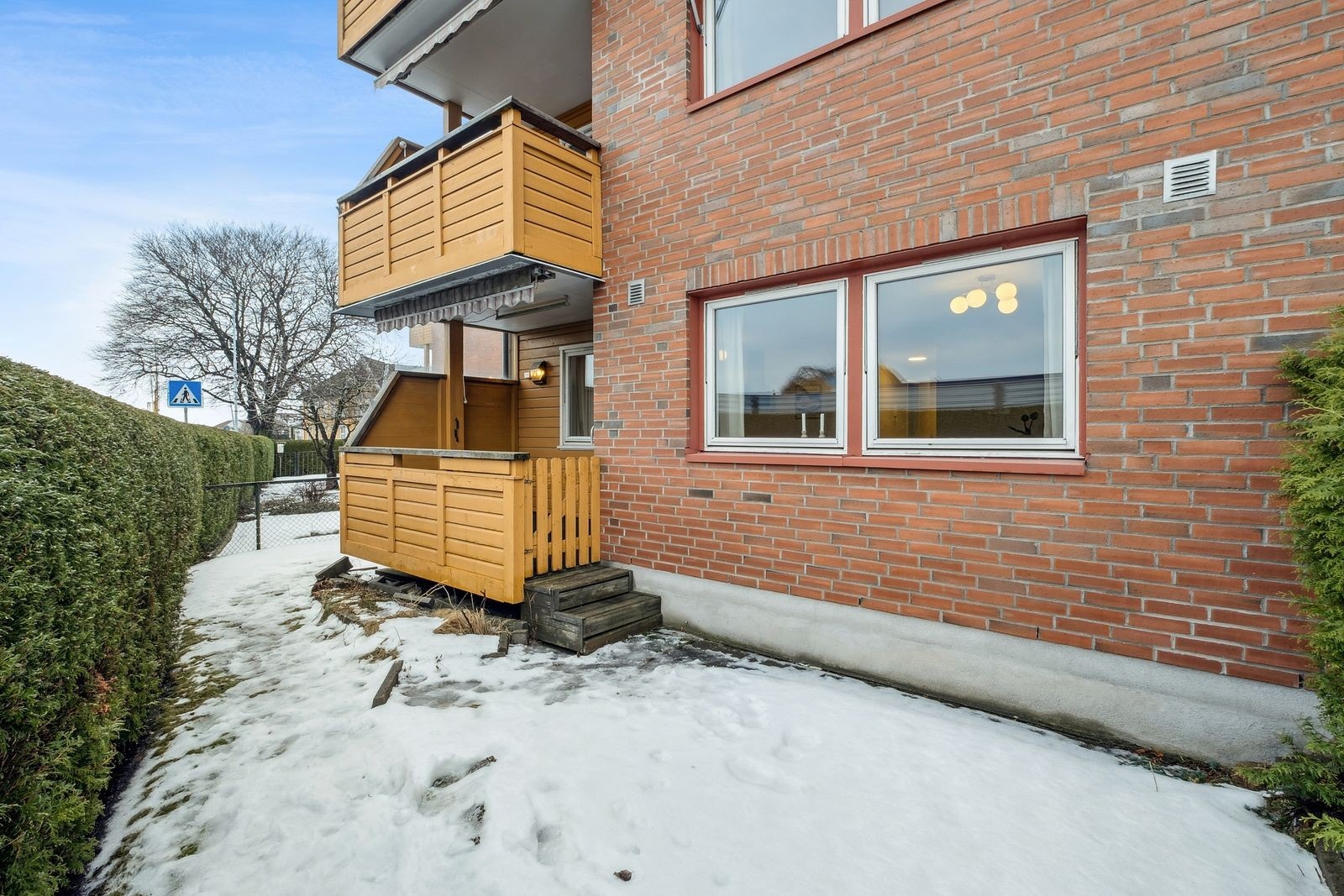 Terrassen har også direkte adkomst til terreng. Galleribilde