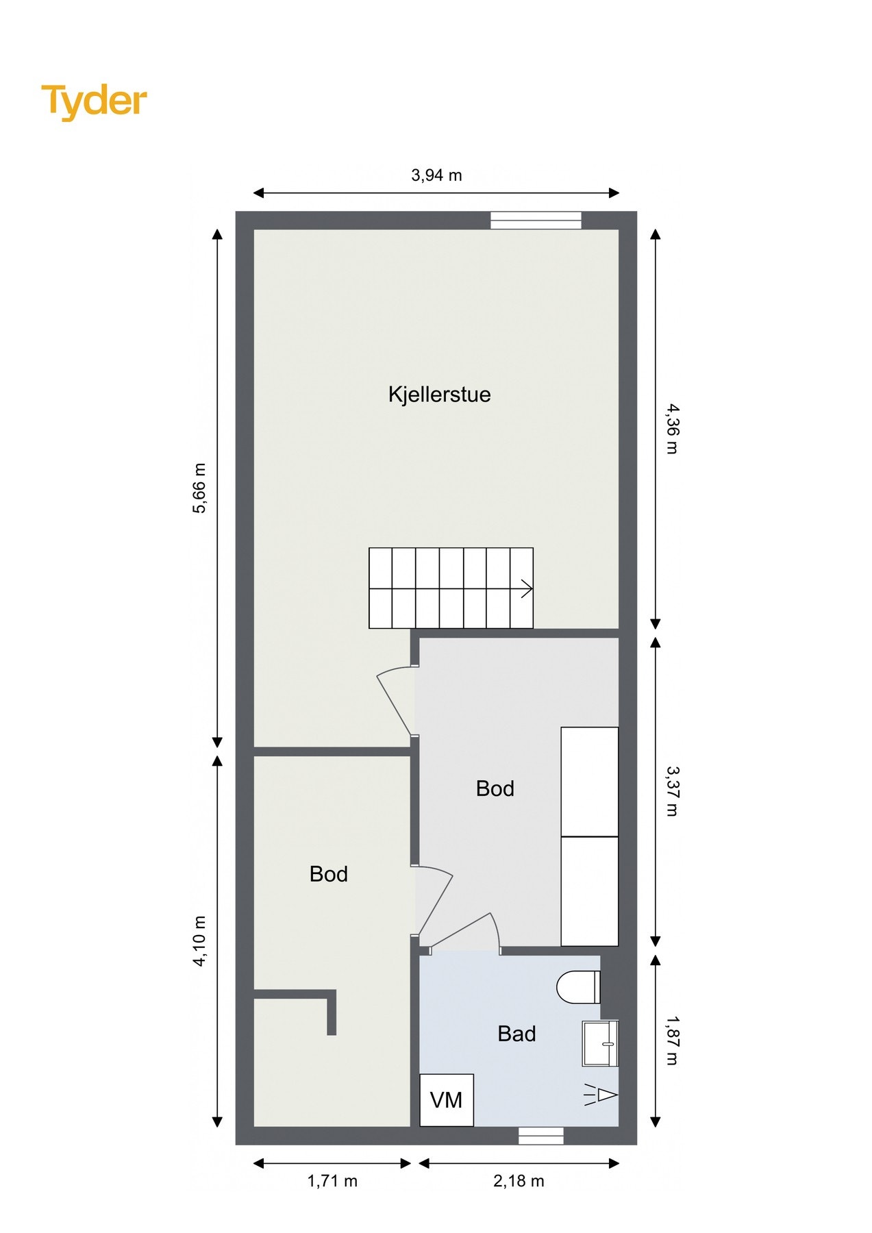Plantegning - kjeller Galleribilde