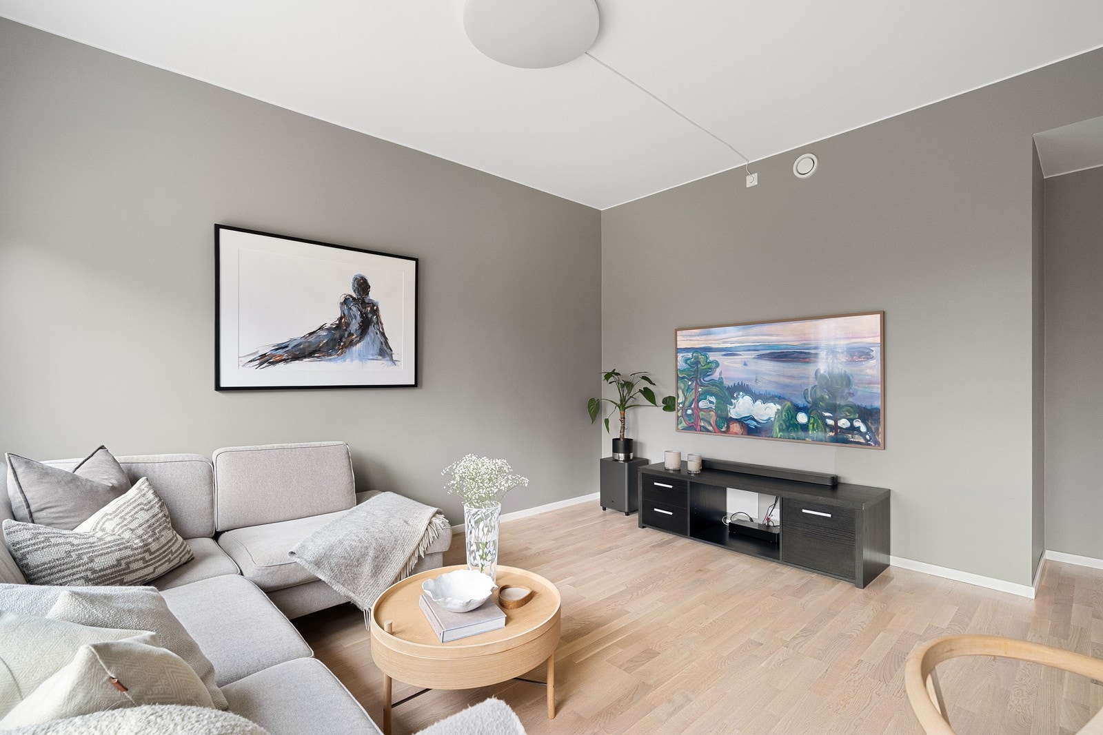 Stue med gode møbleringsmuligheter. Galleribilde