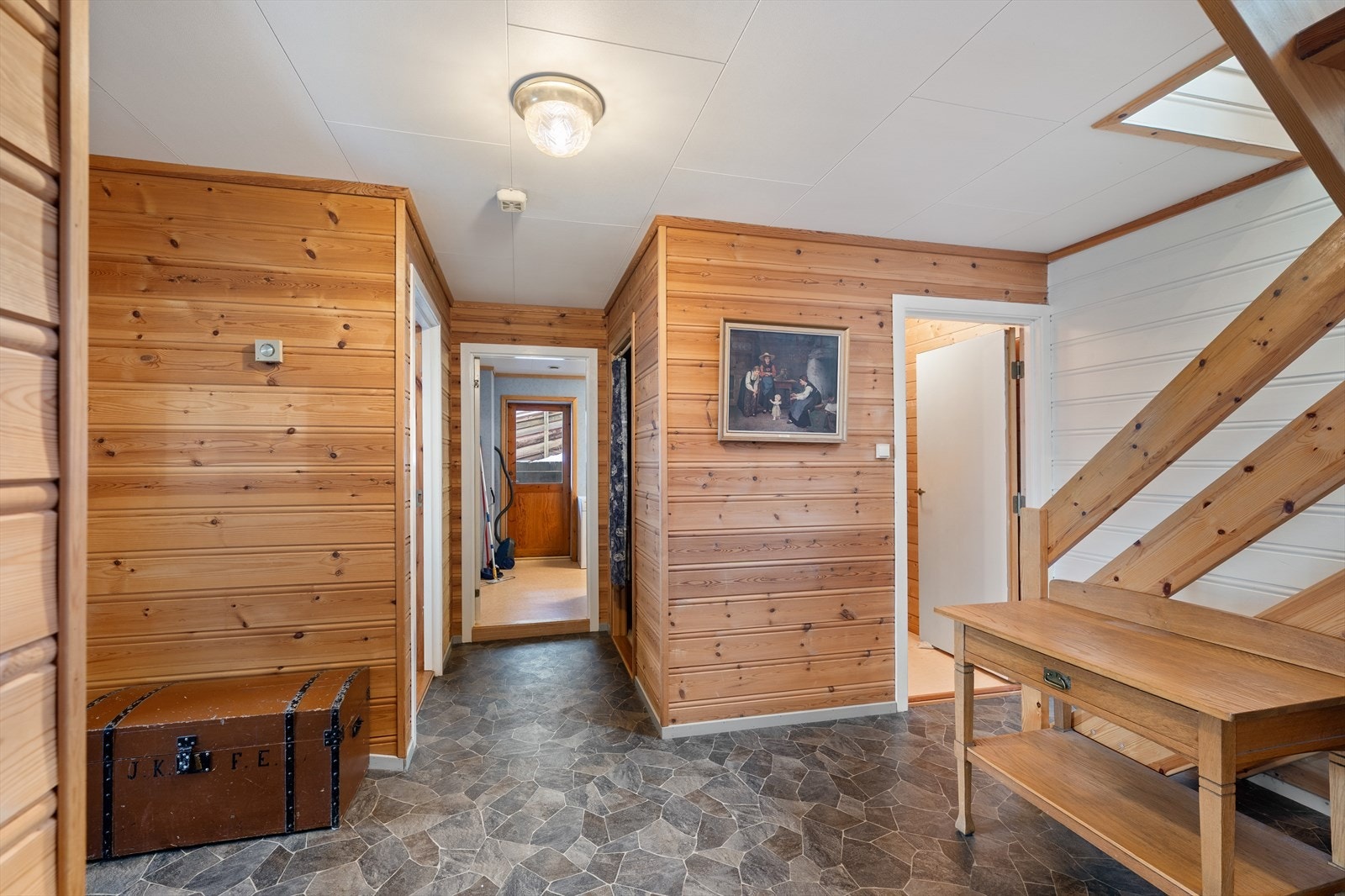 Gang i kjeller. Galleribilde