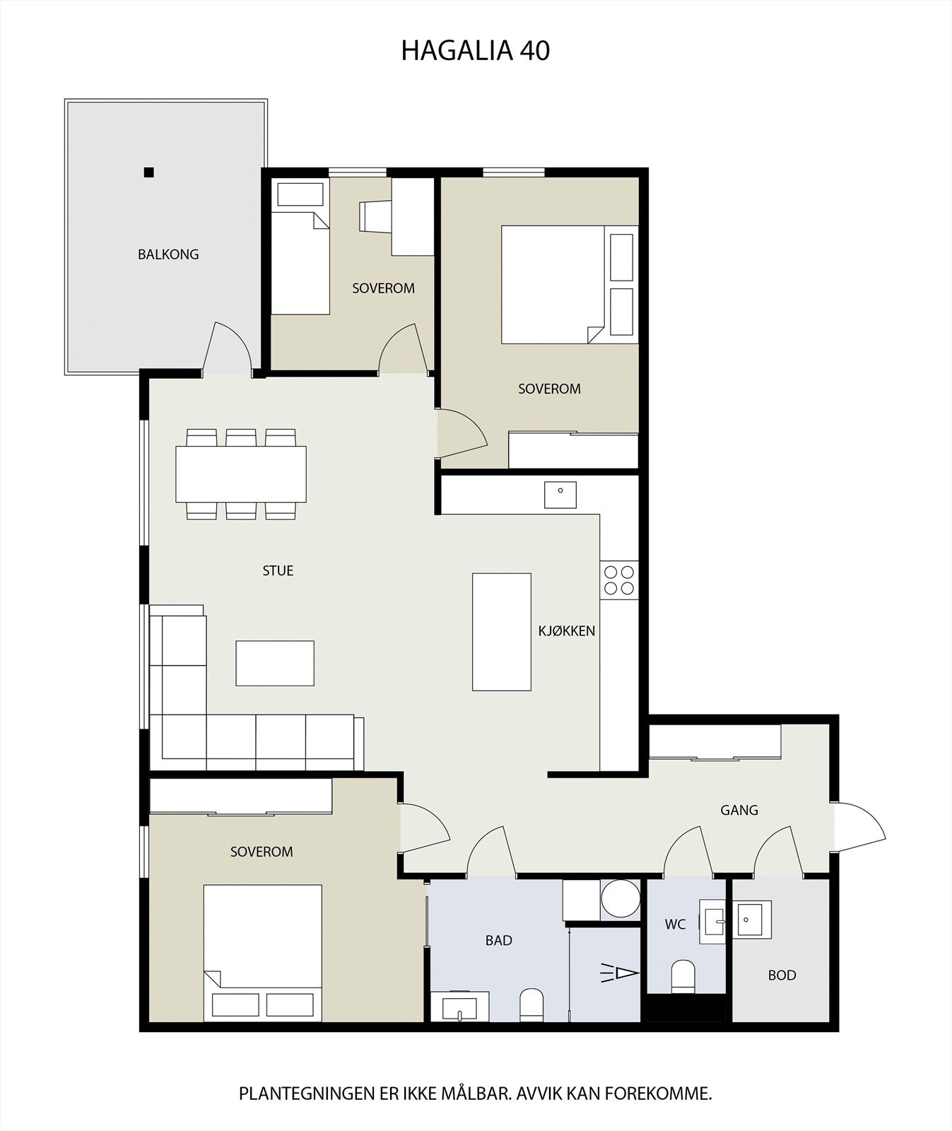 Plantegning Galleribilde