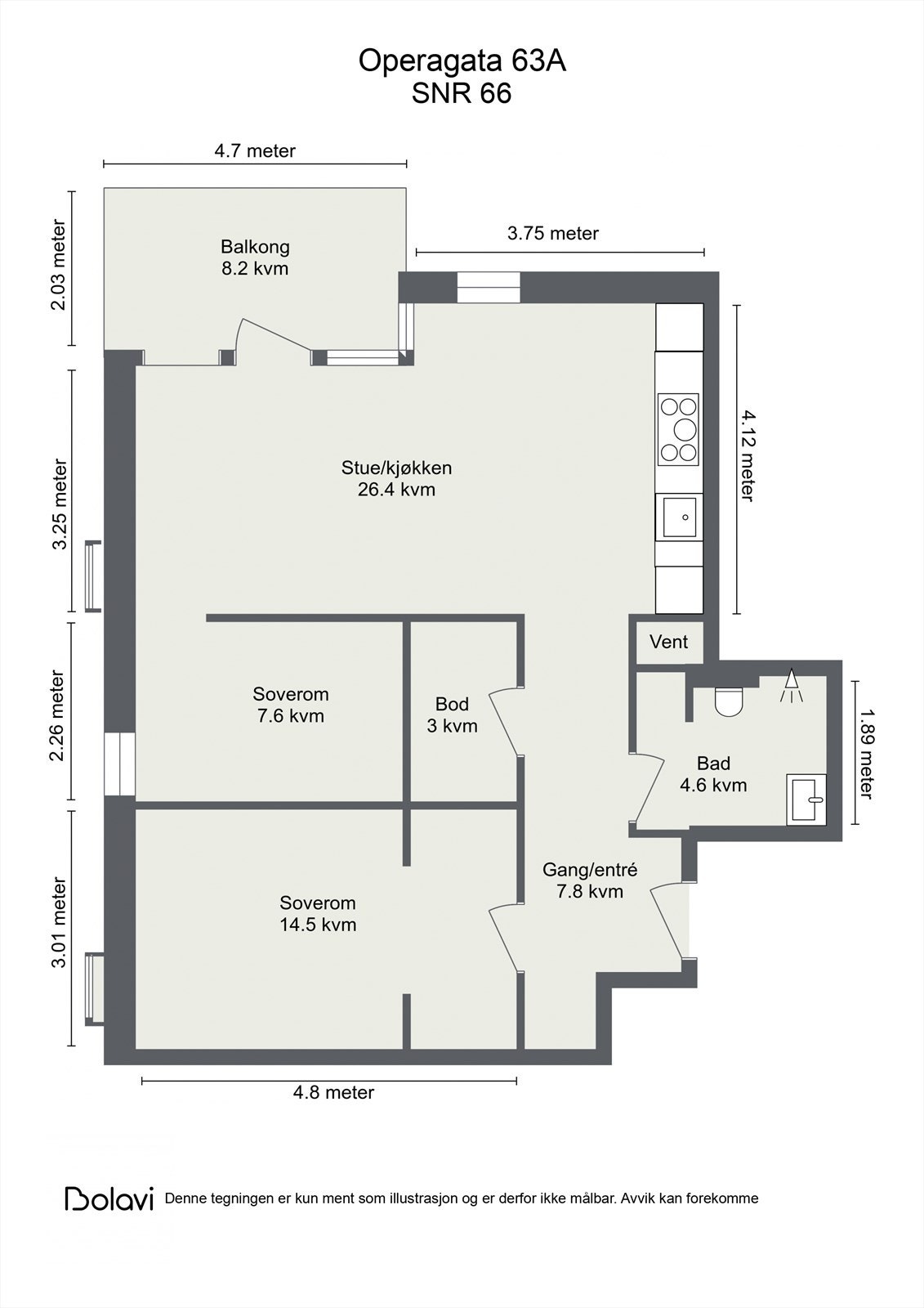 Plantegning Galleribilde