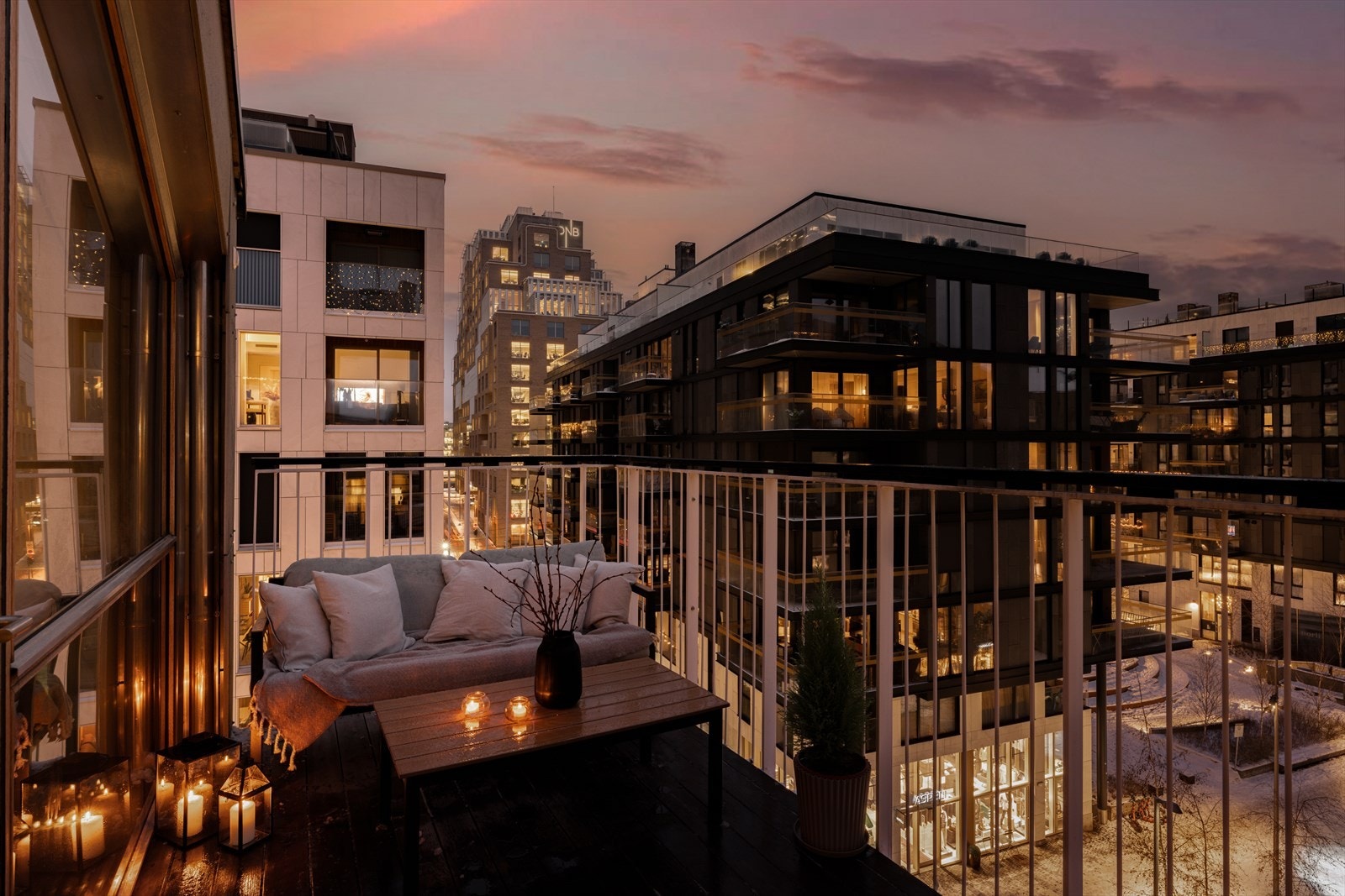 Leiligheten har en flott beliggenhet i byggets 6.etasje Galleribilde