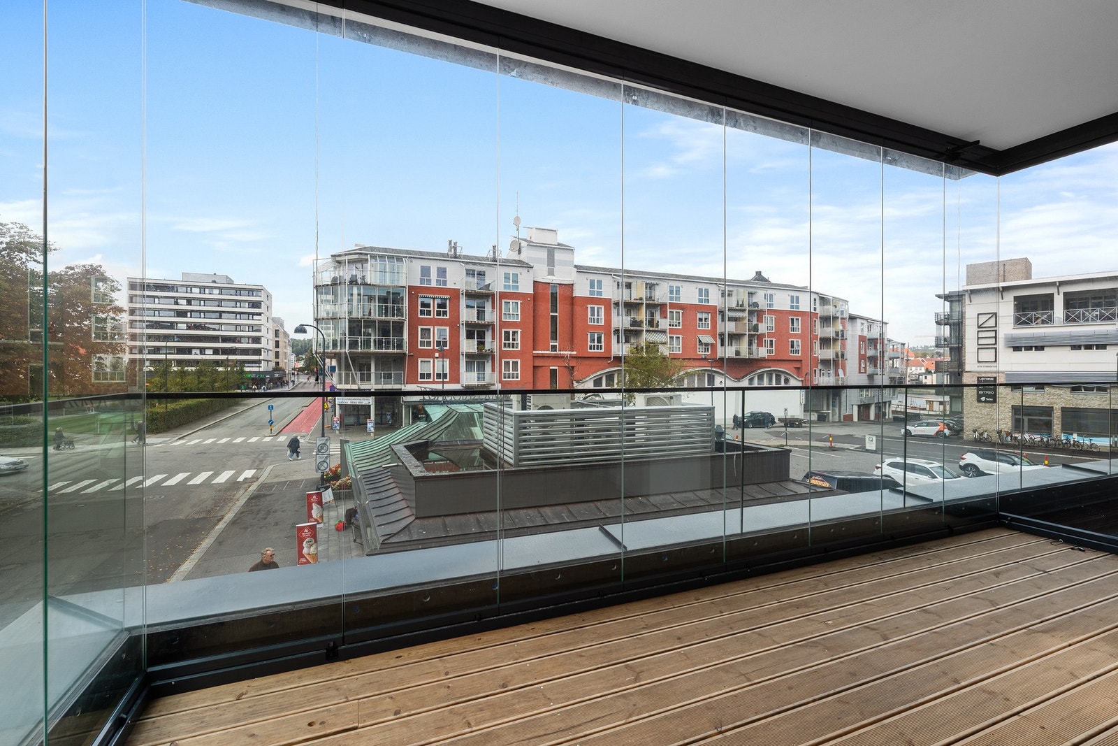 Inneglasset terrasse Galleribilde