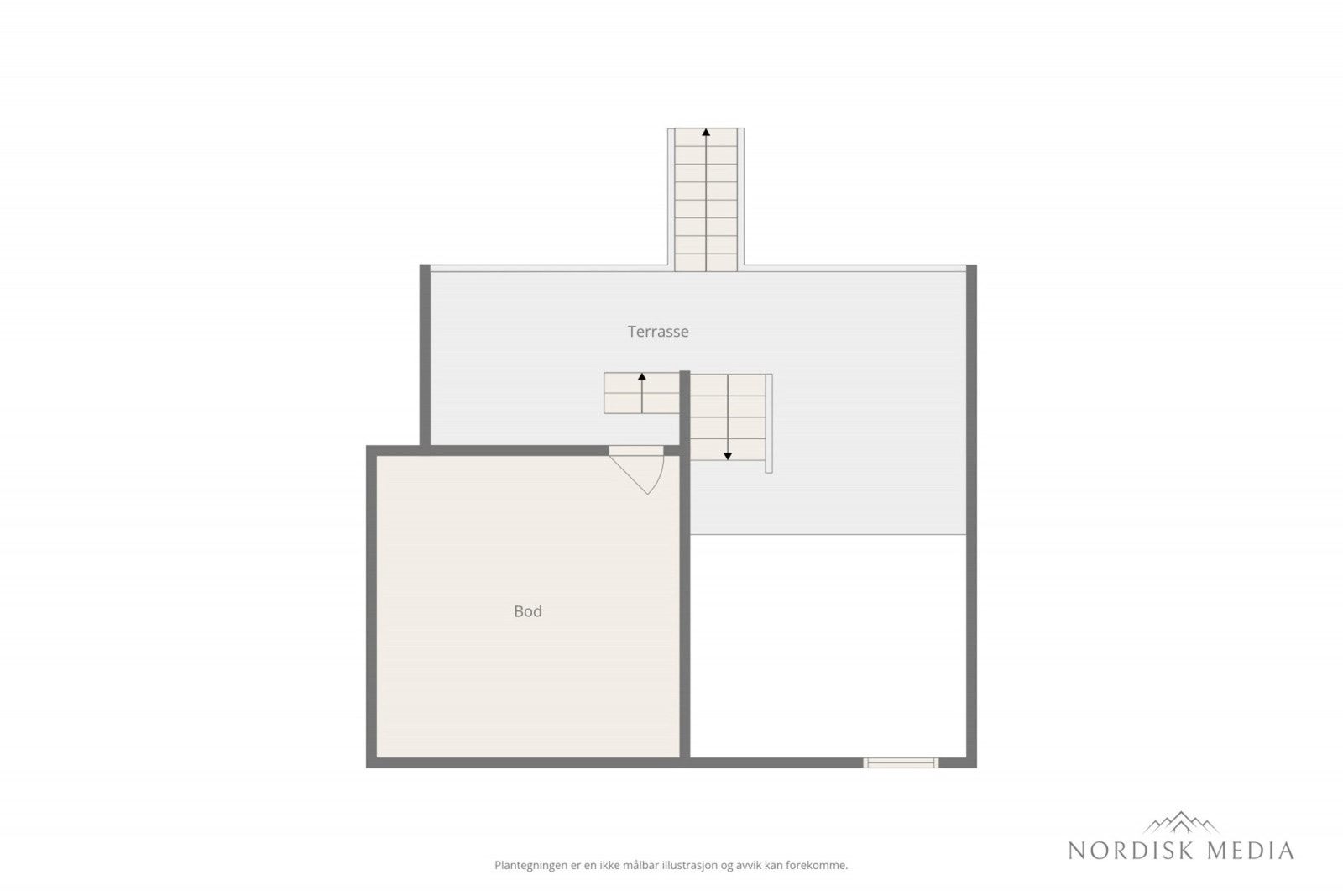 - Plantegning uteplass - Galleribilde