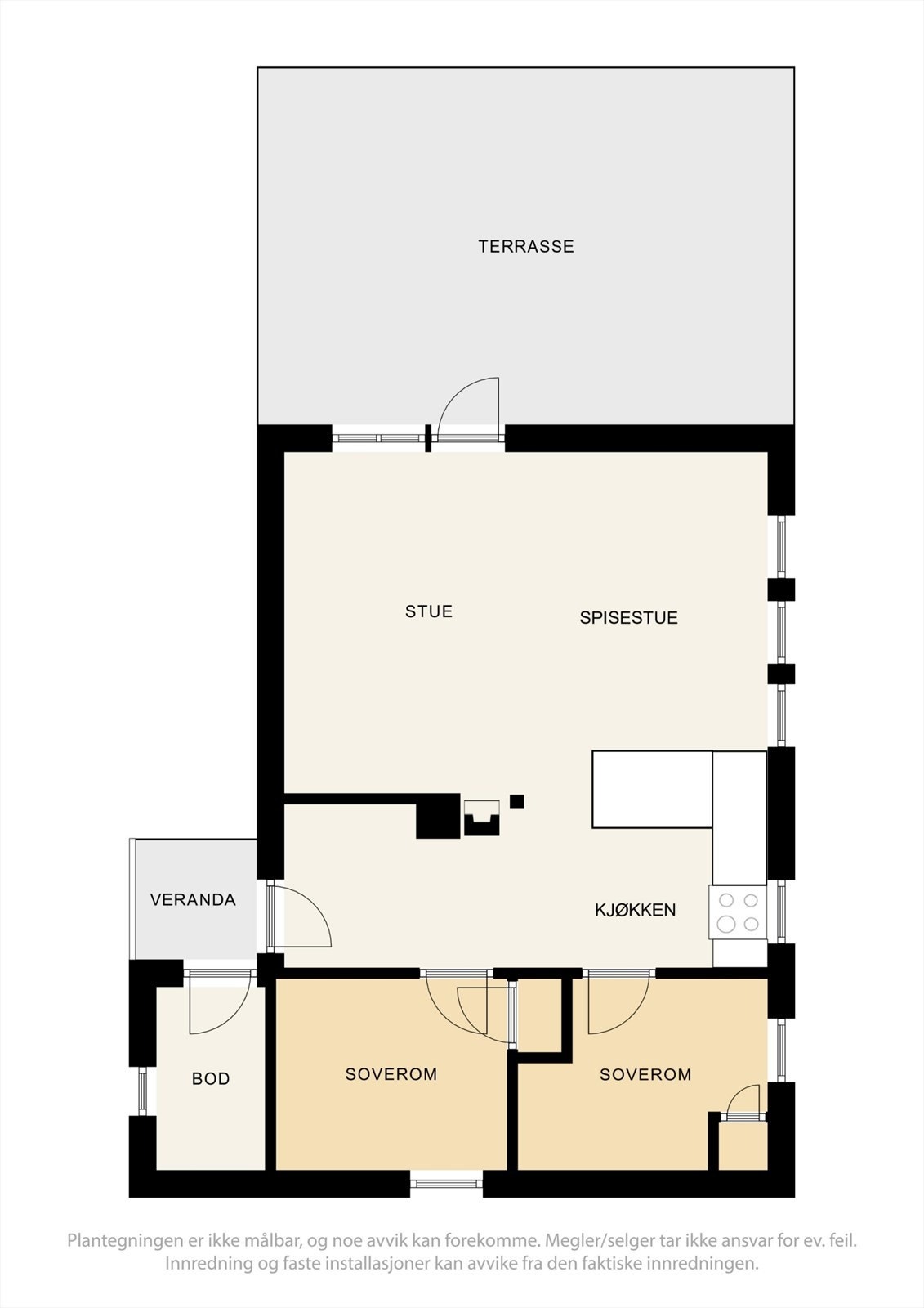 Plantegning Galleribilde