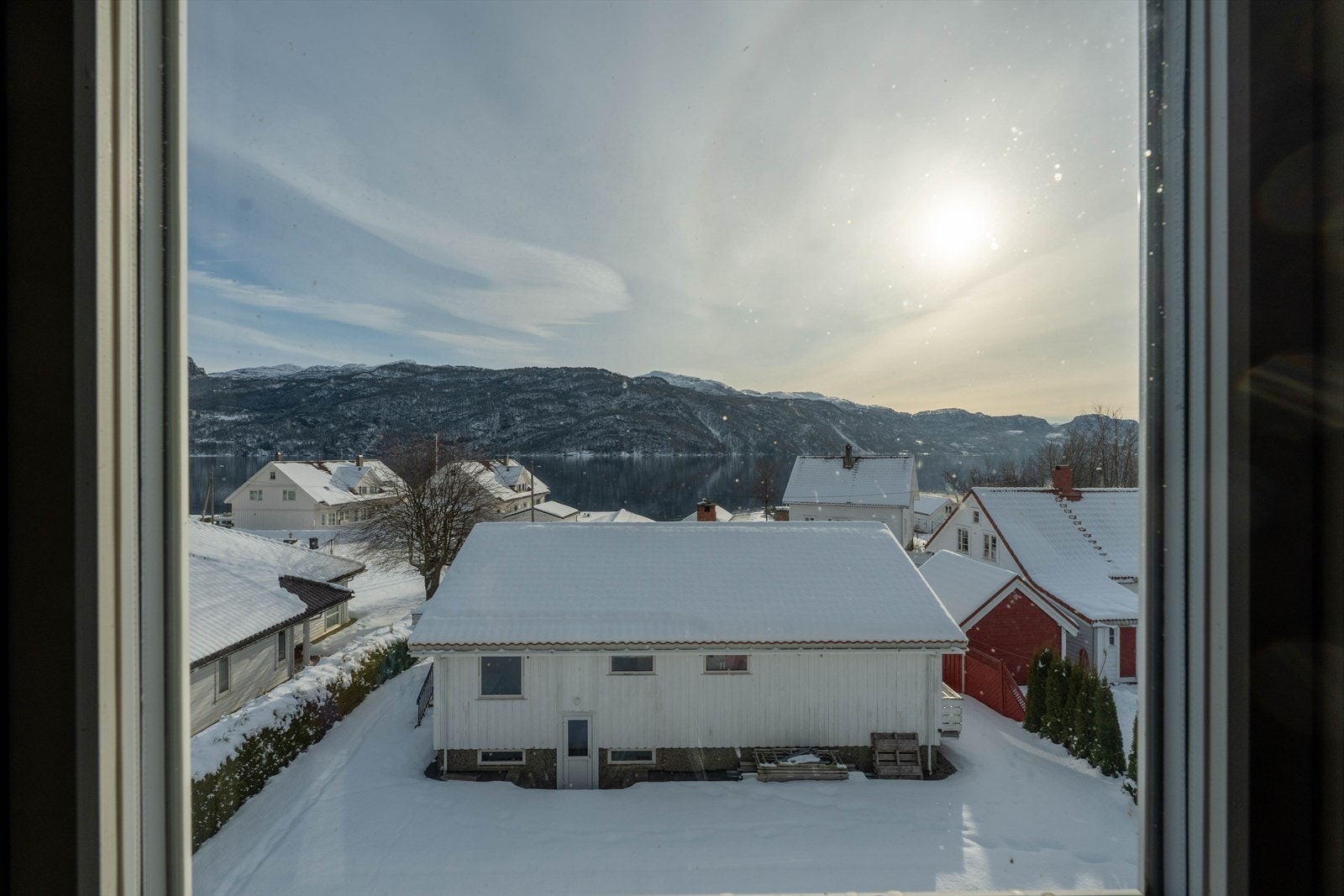 Utsikt fra loftsrom Galleribilde