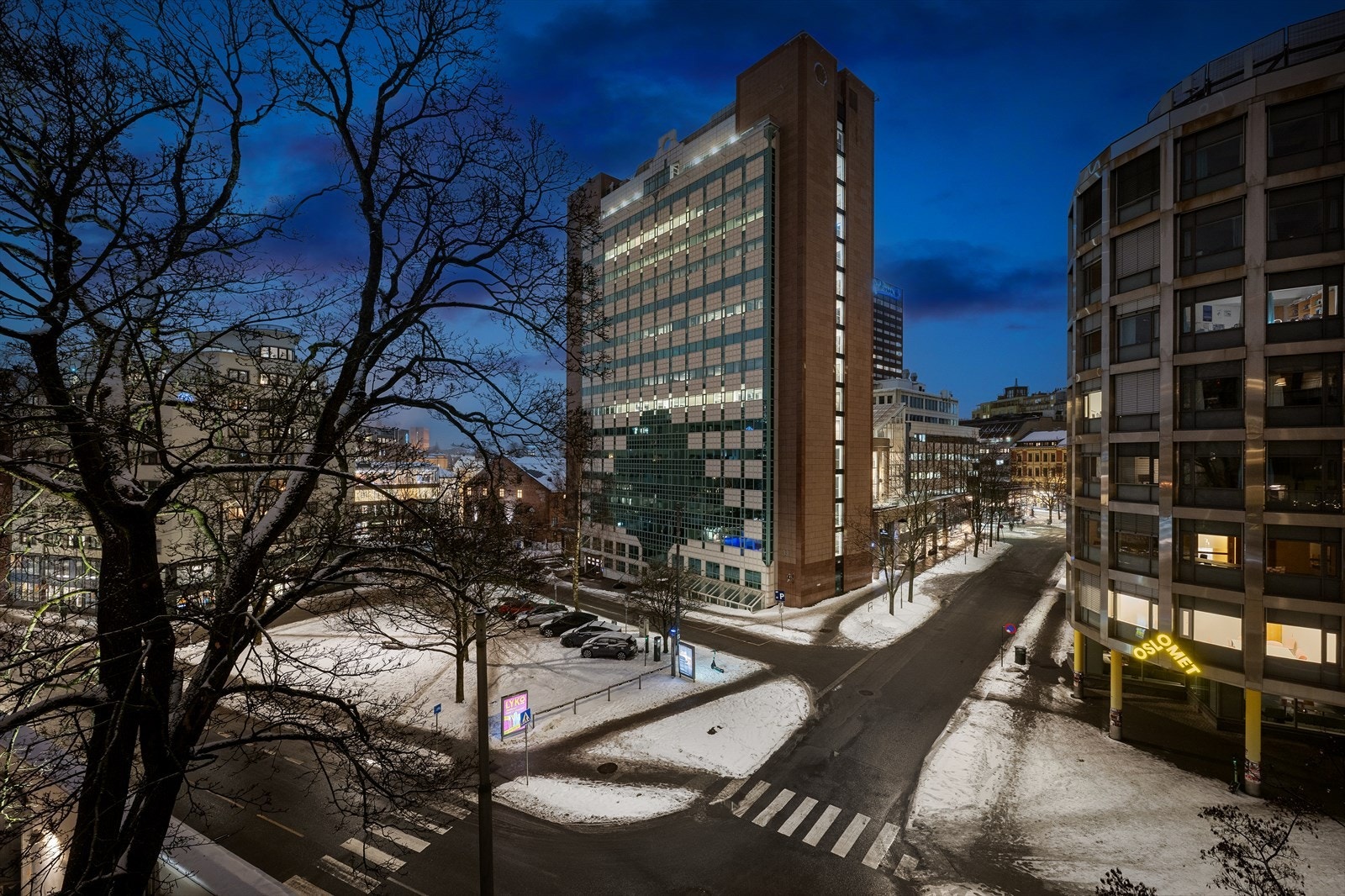 Utsyn fra balkongen. Området har gjennomgått en spennende utvikling de siste årene. Galleribilde