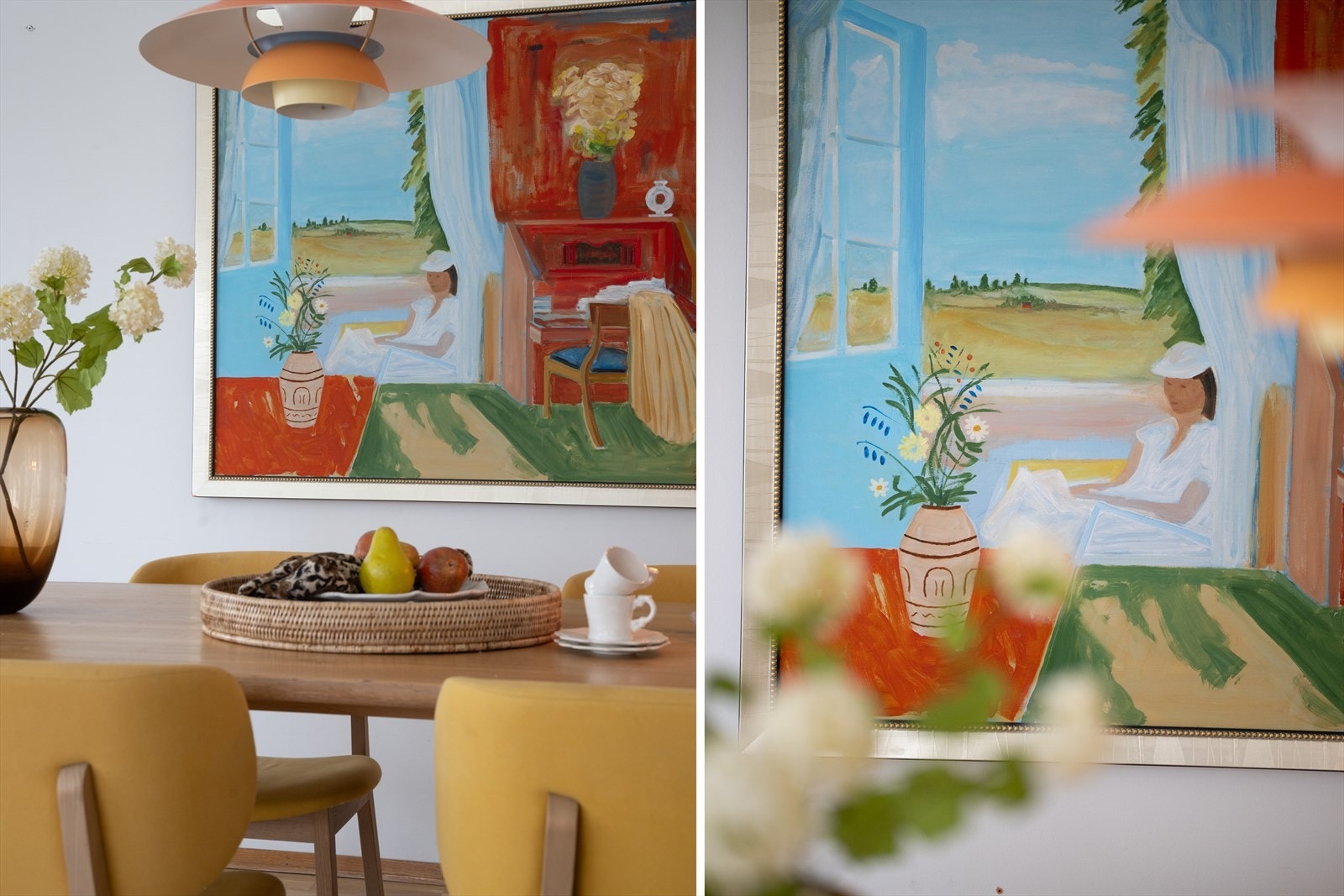 Det er god plass til et større spisebord i stuen - perfekt for hyggelige selskaper! Galleribilde