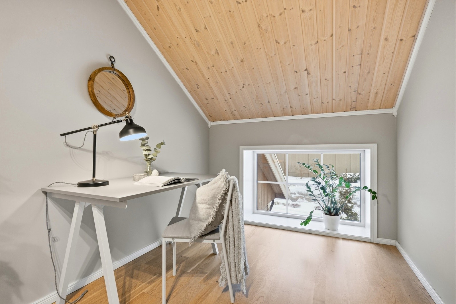 God plass til å innrede for hjemmekontor Galleribilde