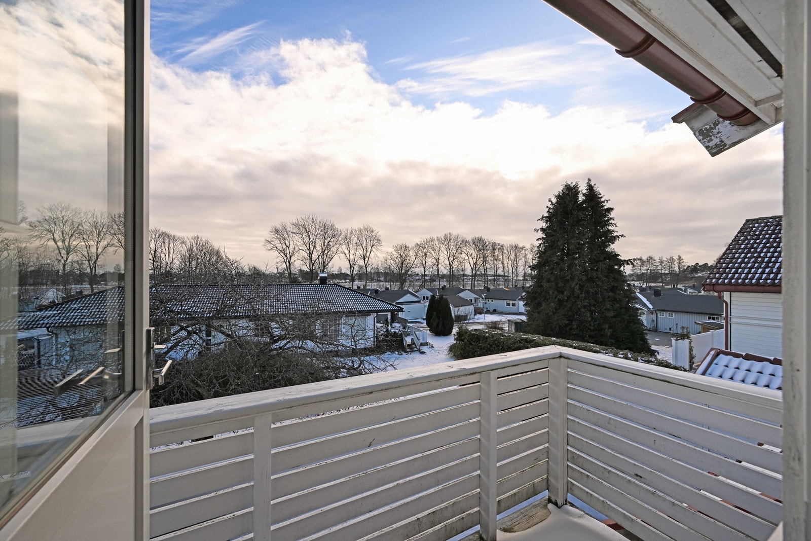 Balkong med utsikt Galleribilde