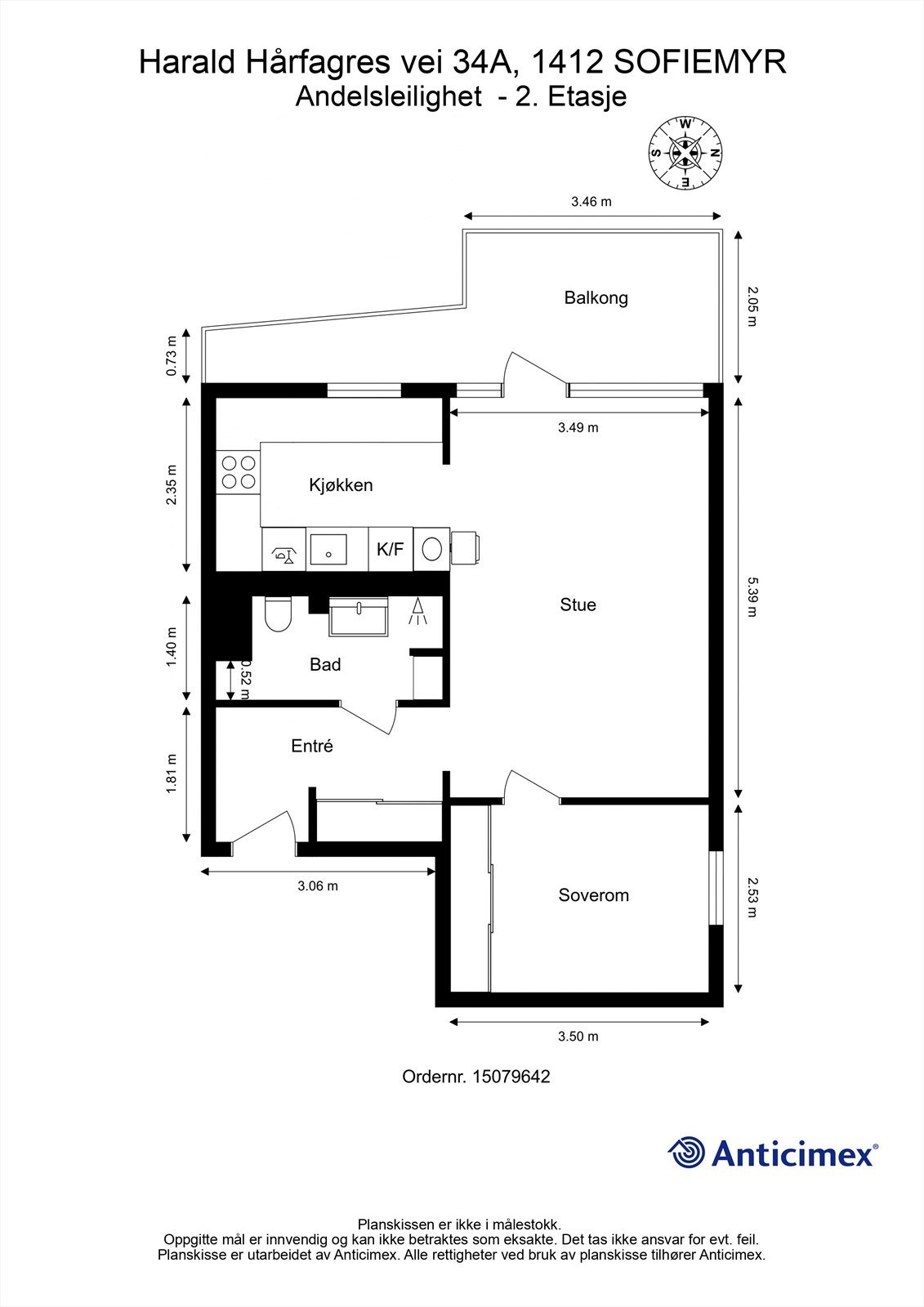 Plantegning Galleribilde