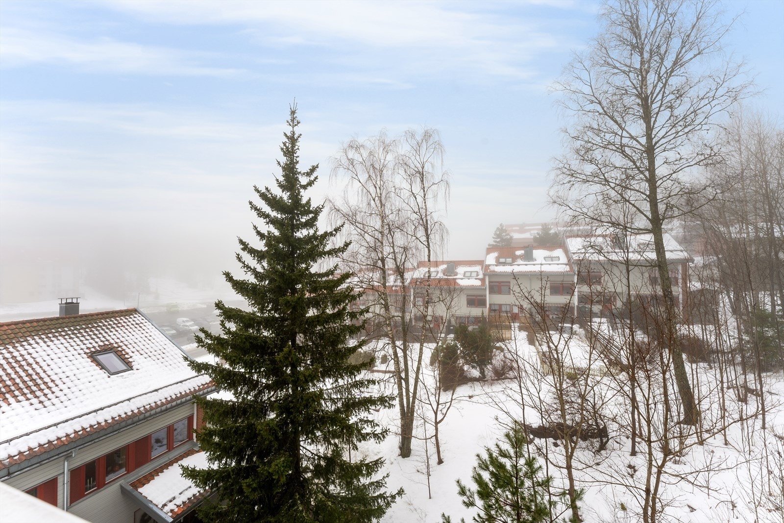 Fint utsyn fra balkongen Galleribilde