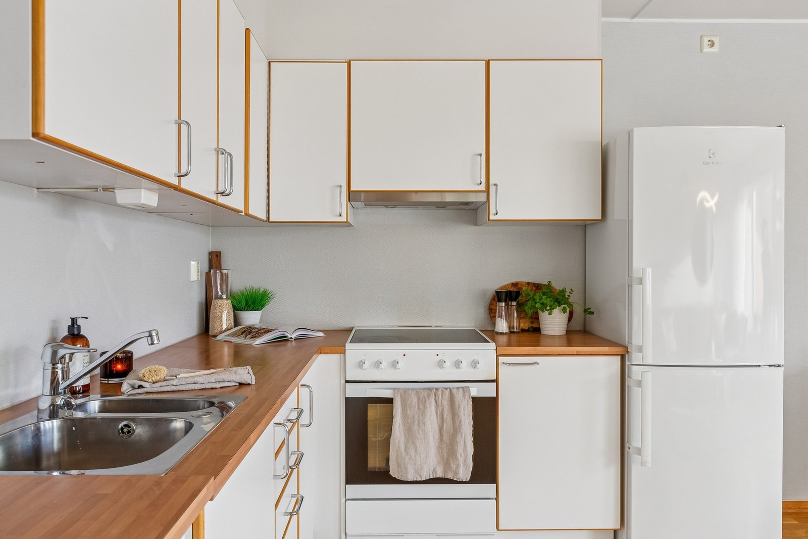 Kjøkkenet fremstår som godt vedlikeholdt og har fått TG1 av takstmann. Galleribilde