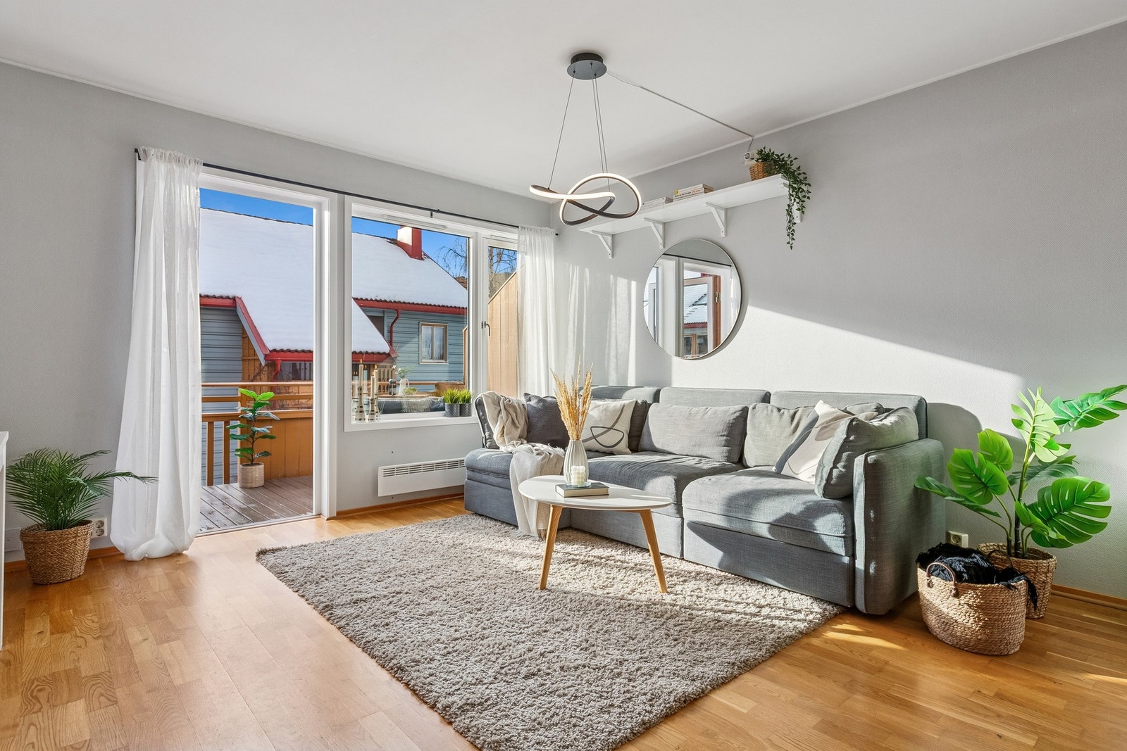 Lekker 3-roms leilighet over 2 plan med sentral beliggenhet på Moholt Galleribilde