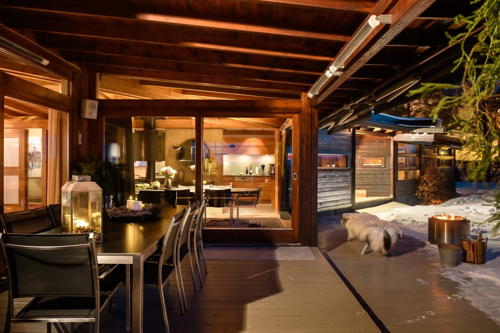 Fyr opp med bålpanne etter en lang dag i bakken. Galleribilde