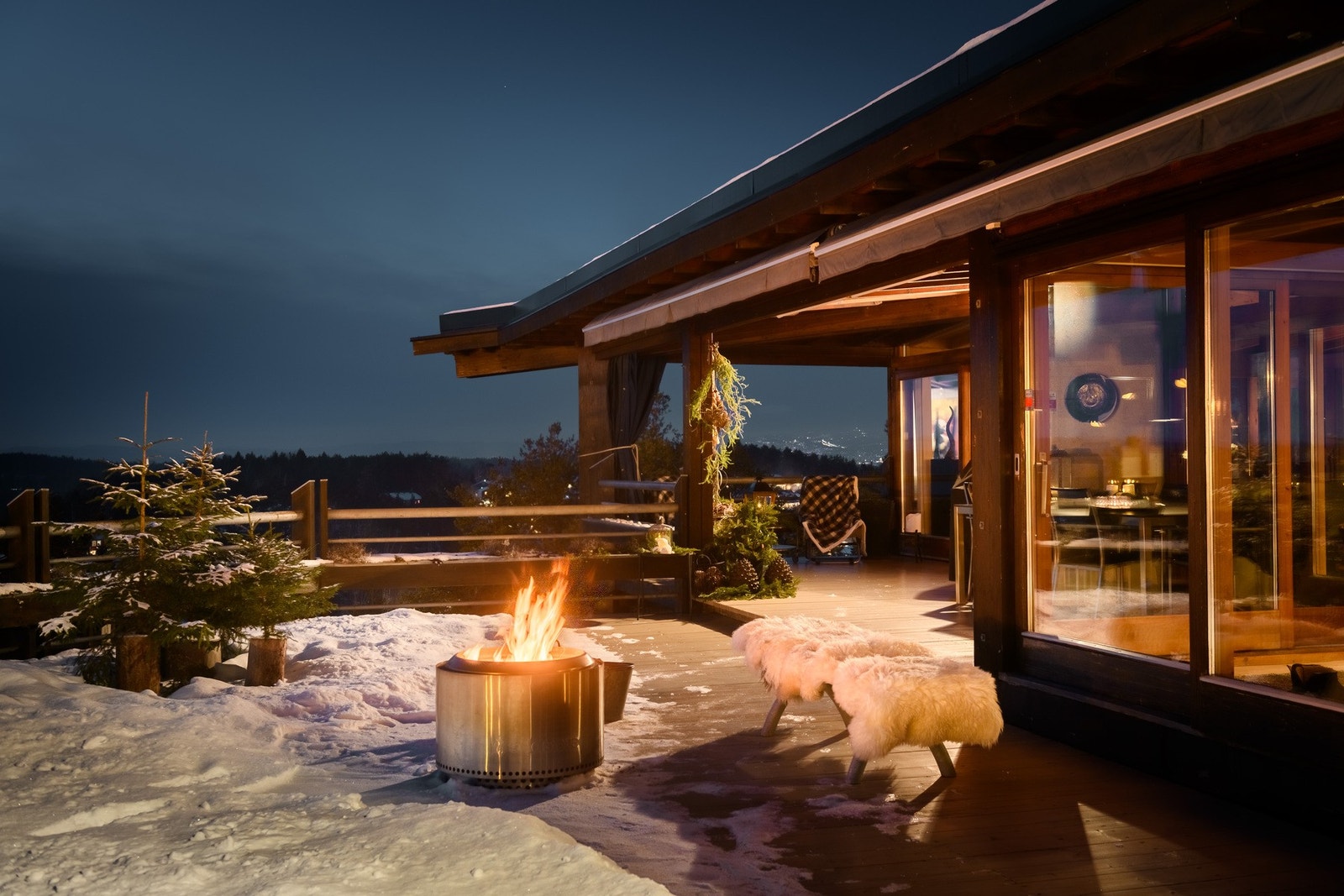 Like fint sommer som vinter. Galleribilde