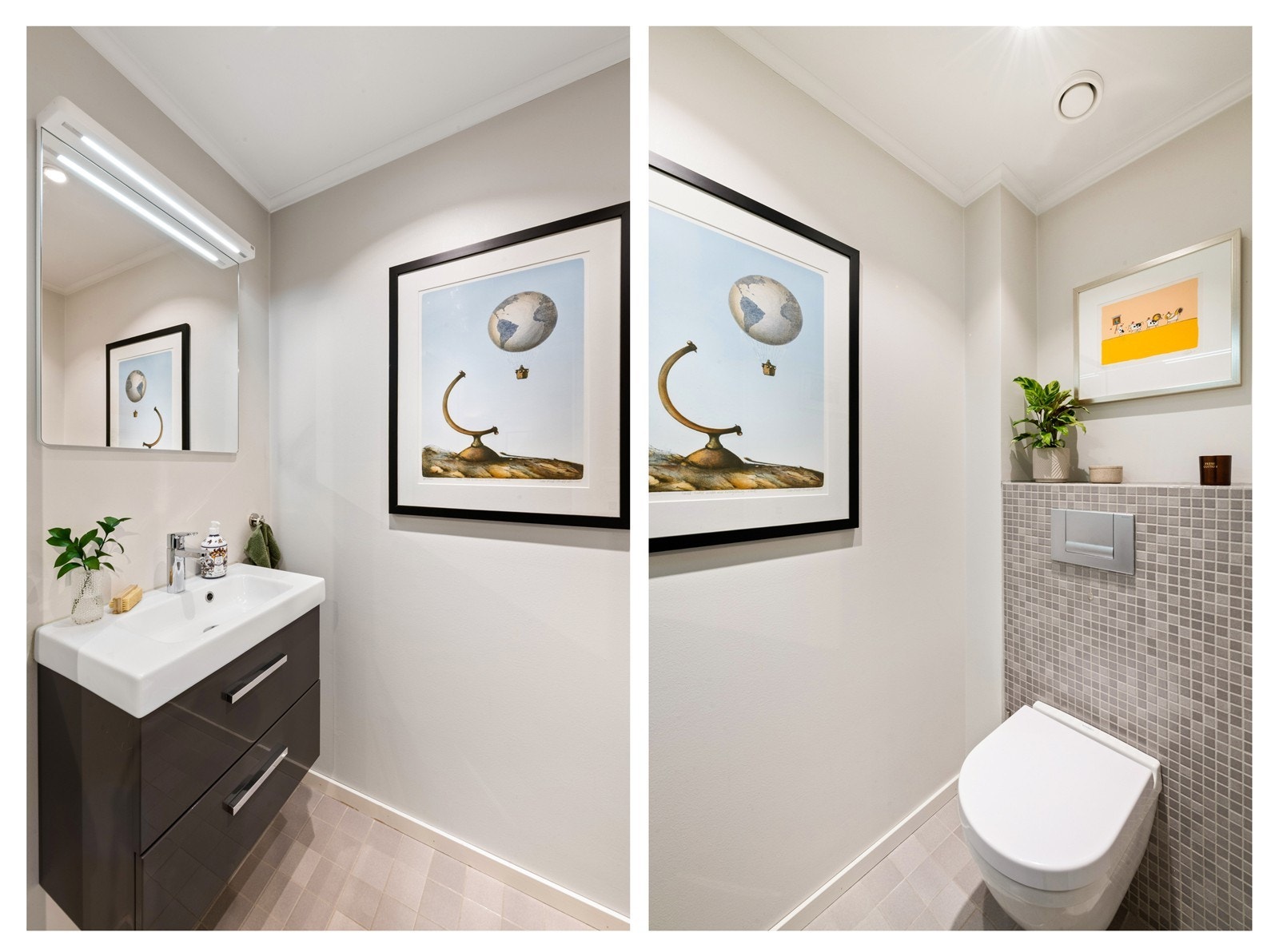 Gjestetoalett tilknyttet entré Galleribilde