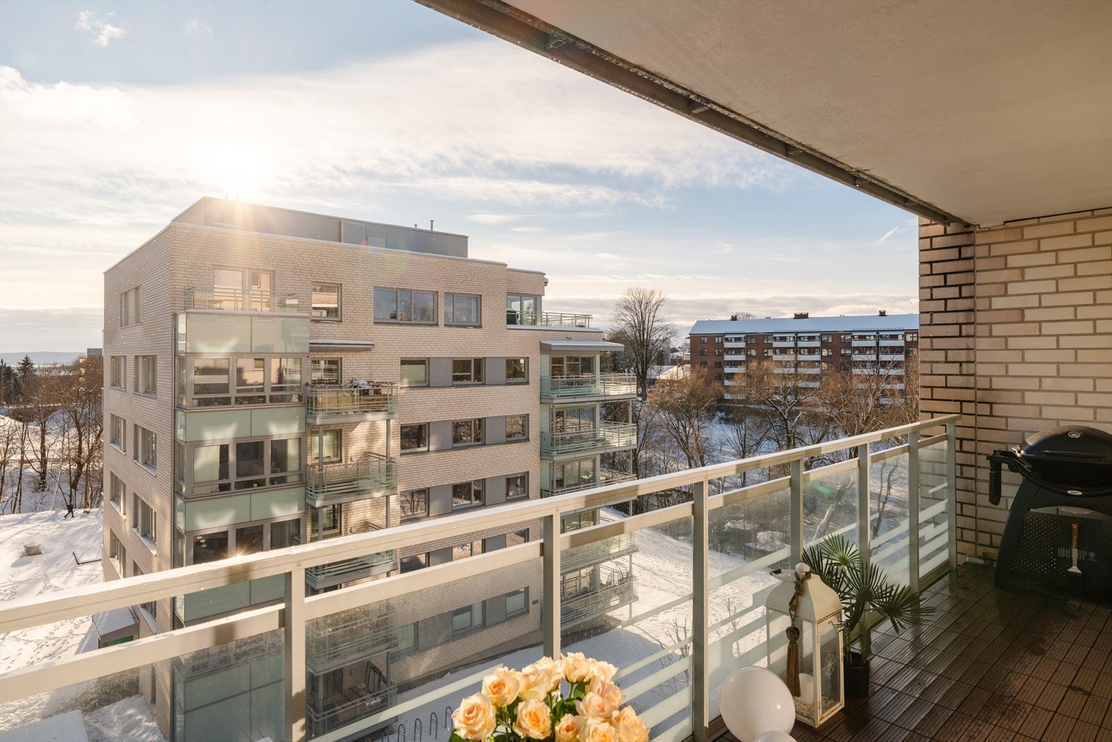 Her er du fritt utsyn mellom blokkene Galleribilde