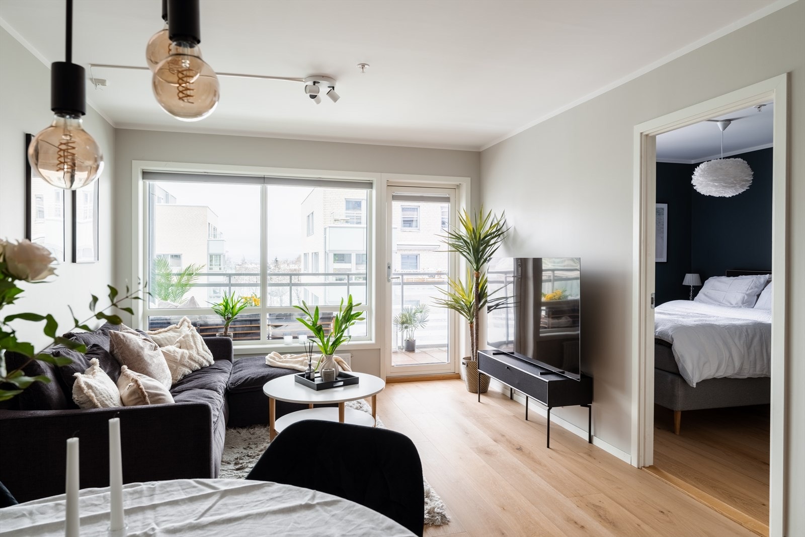 Leiligheten varmes opp via radiator Galleribilde