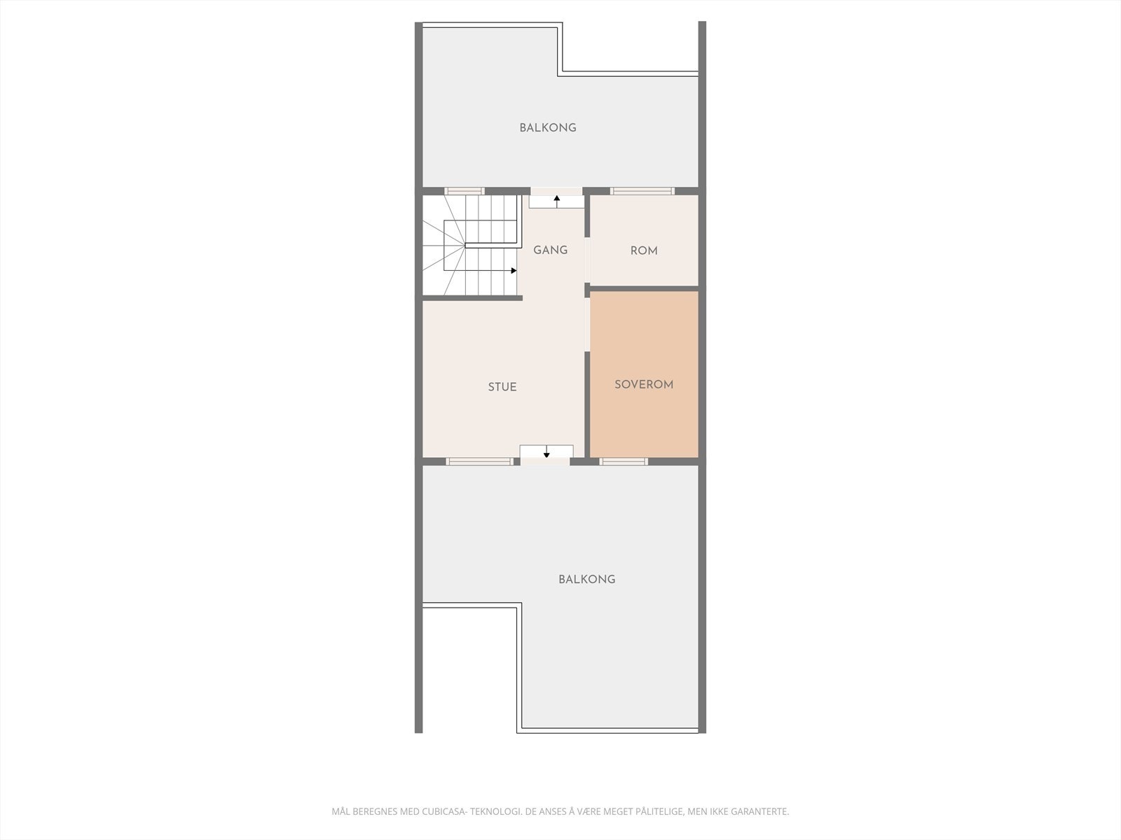 Plantegning 2. etasje Galleribilde