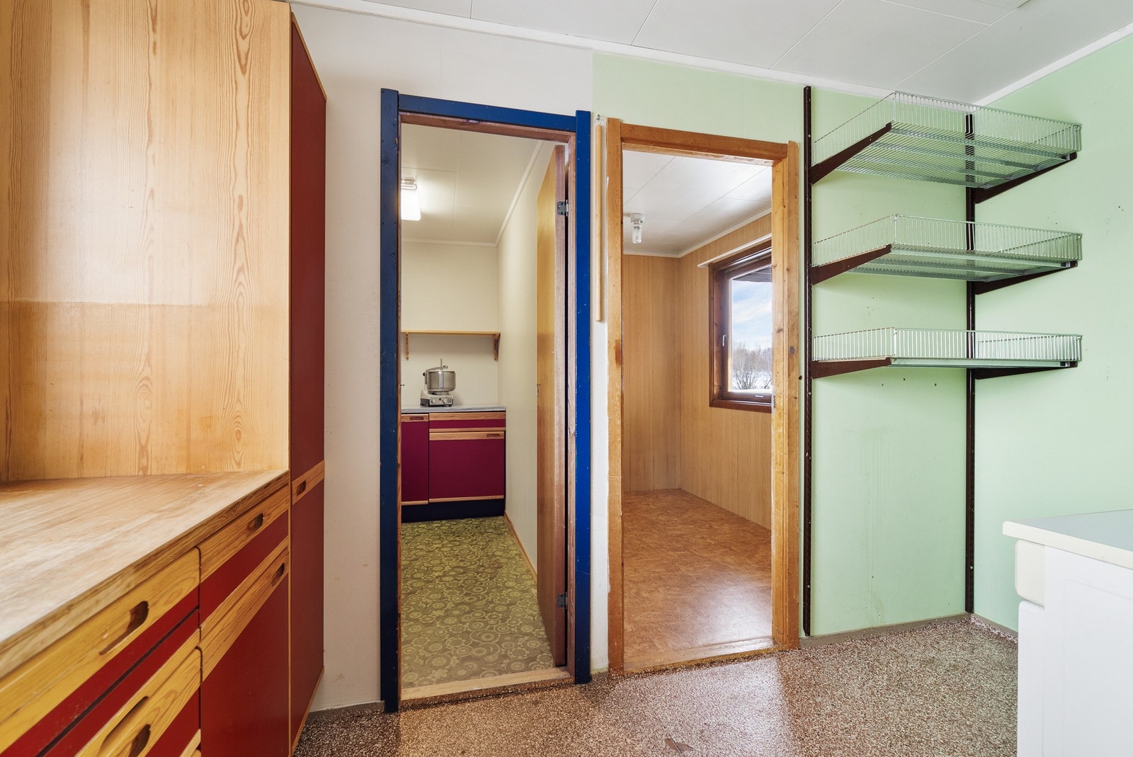 Fra vaskerommet har man tilgang til to boder Galleribilde